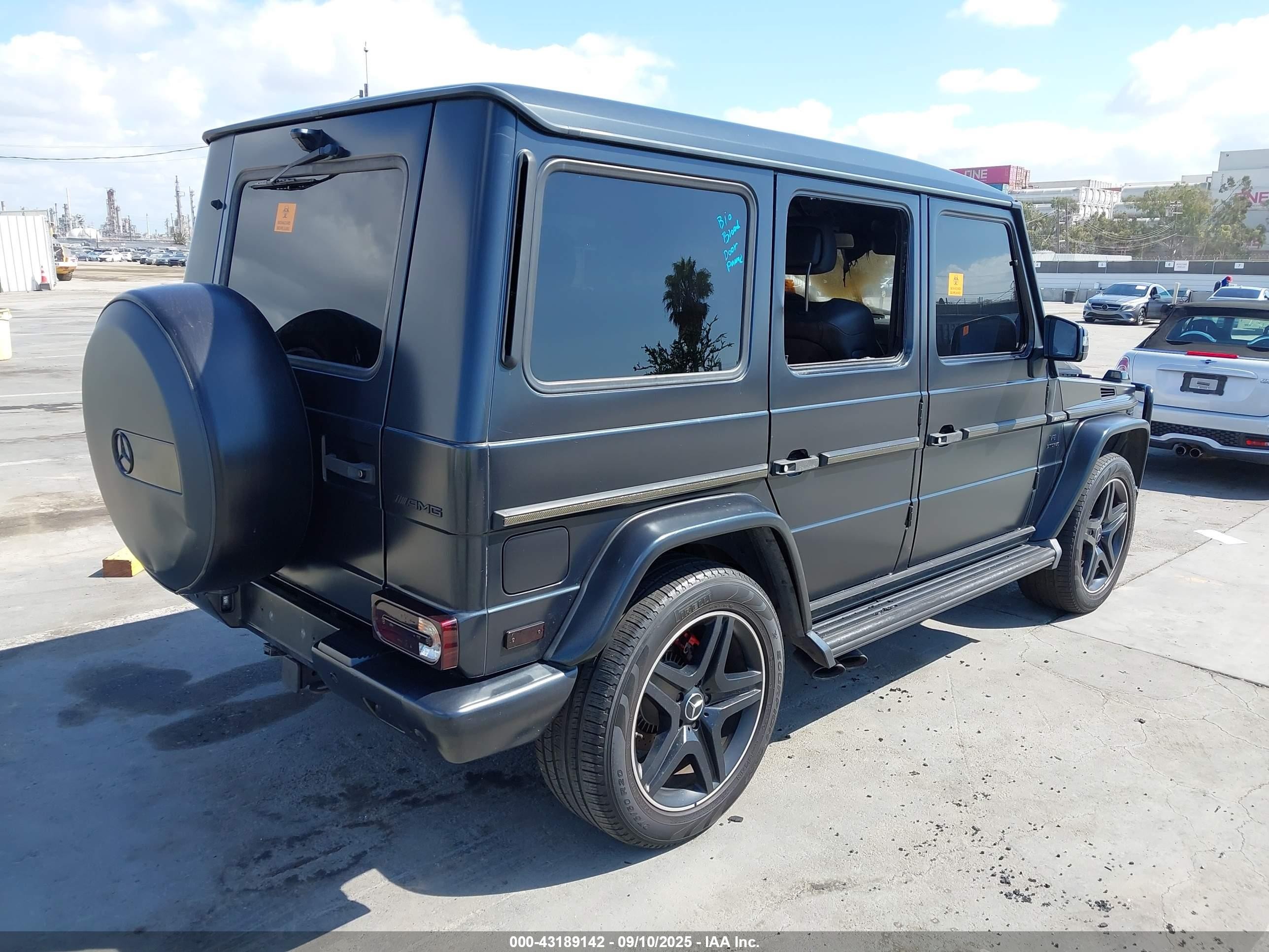 2015 Mercedes-benz G 63 Amg 4matic Black vin: WDCYC7DF4FX233990
