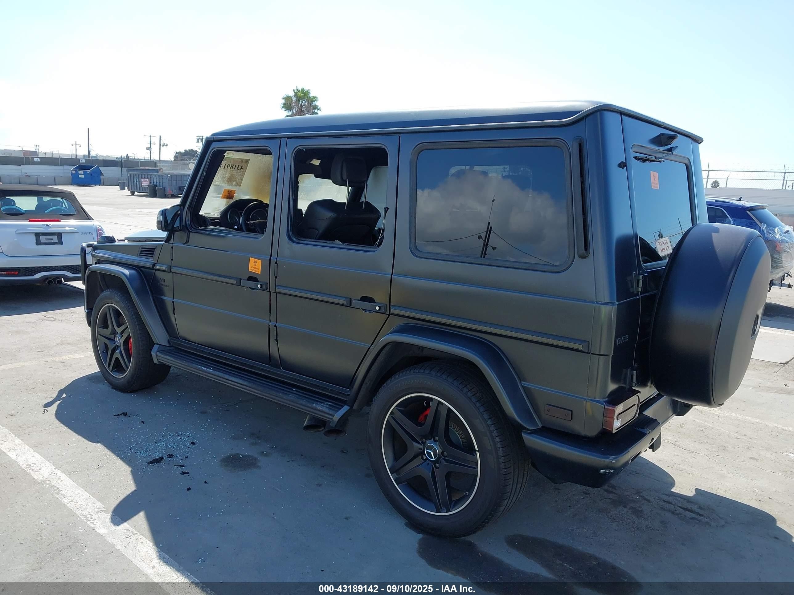 2015 Mercedes-benz G 63 Amg 4matic Black vin: WDCYC7DF4FX233990