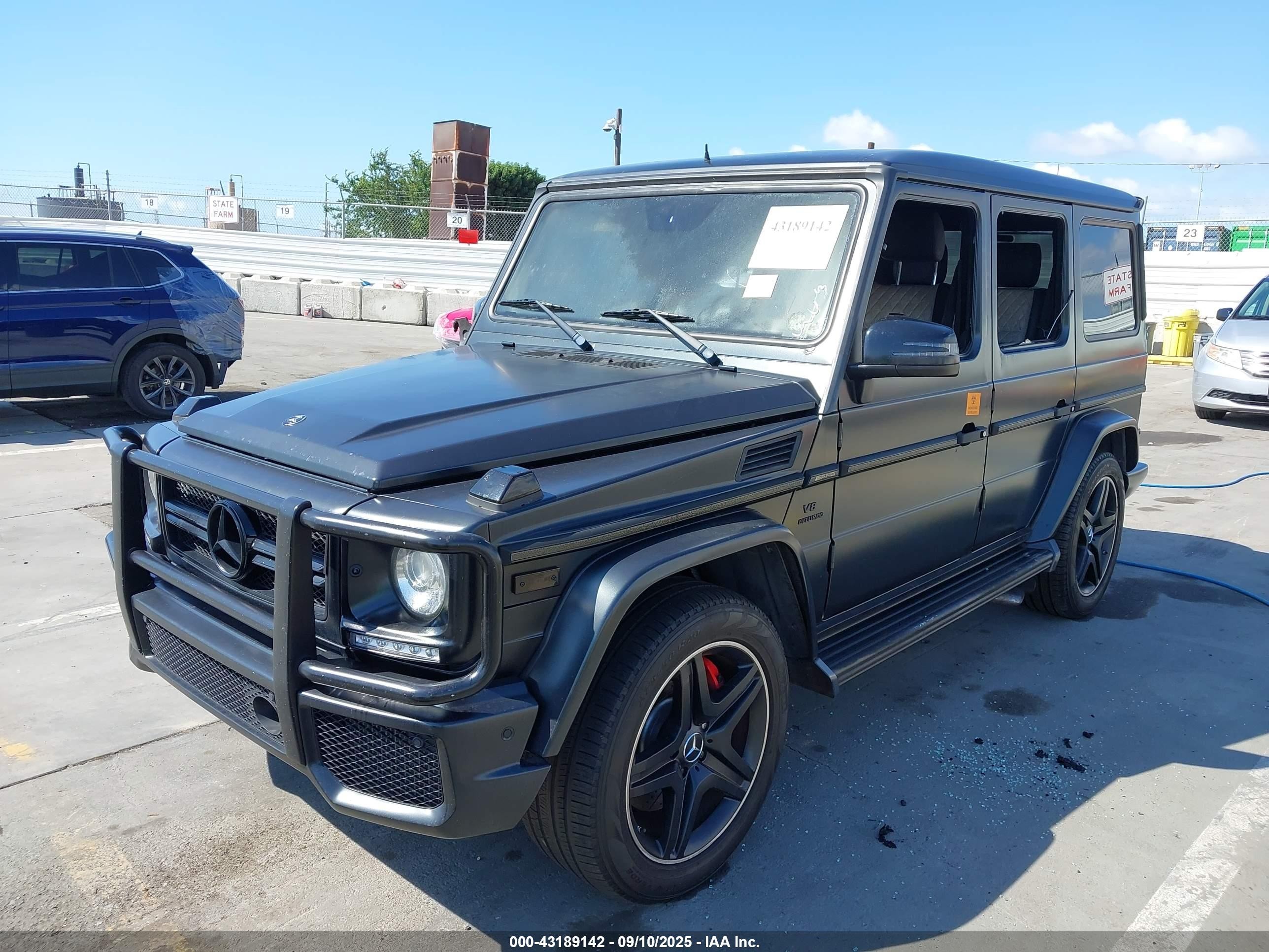 2015 Mercedes-benz G 63 Amg 4matic Black vin: WDCYC7DF4FX233990