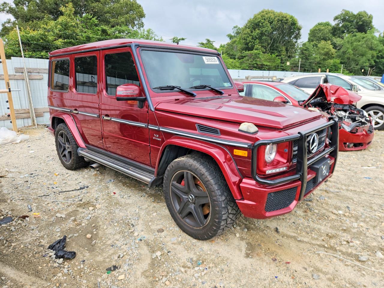 2015 Mercedes-benz G 63 Amg Red vin: WDCYC7DF4FX239949