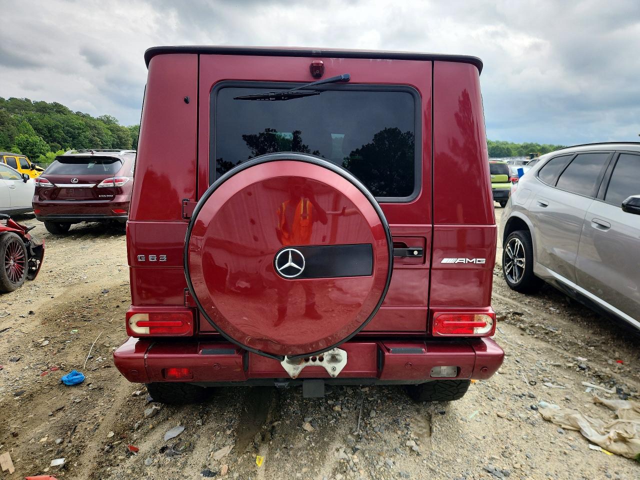 2015 Mercedes-benz G 63 Amg Red vin: WDCYC7DF4FX239949