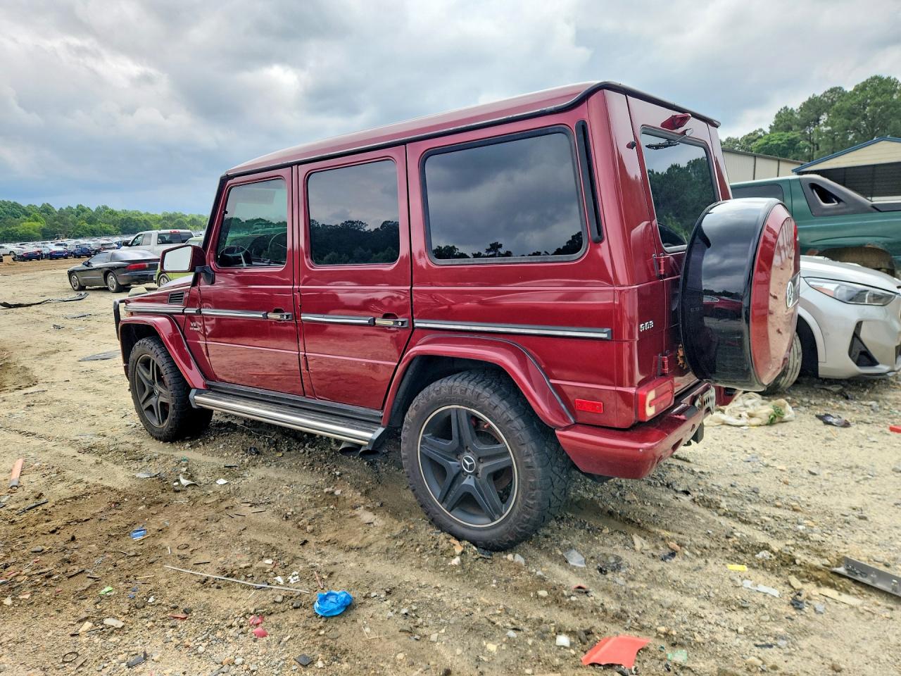 2015 Mercedes-benz G 63 Amg Red vin: WDCYC7DF4FX239949