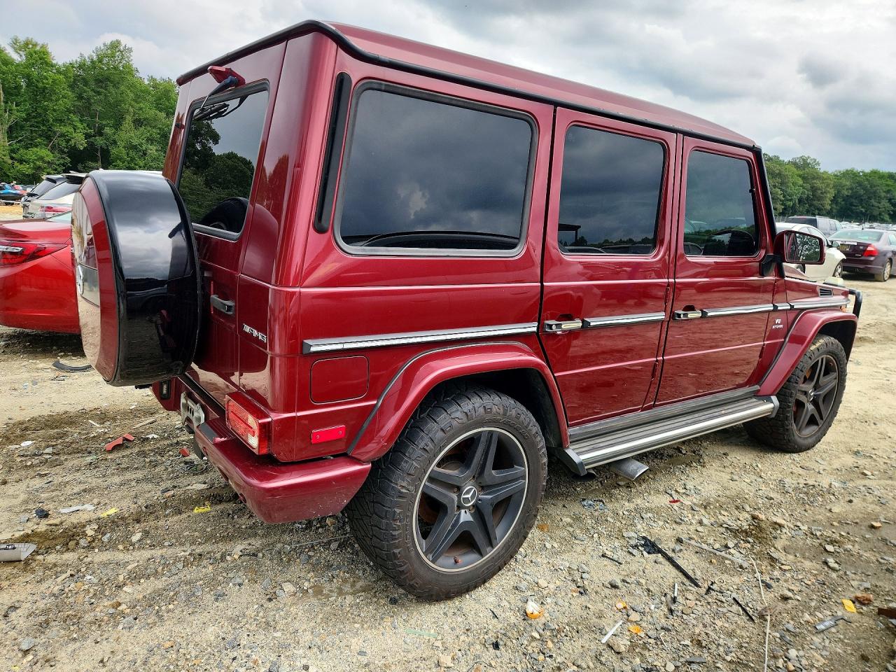 2015 Mercedes-benz G 63 Amg Red vin: WDCYC7DF4FX239949