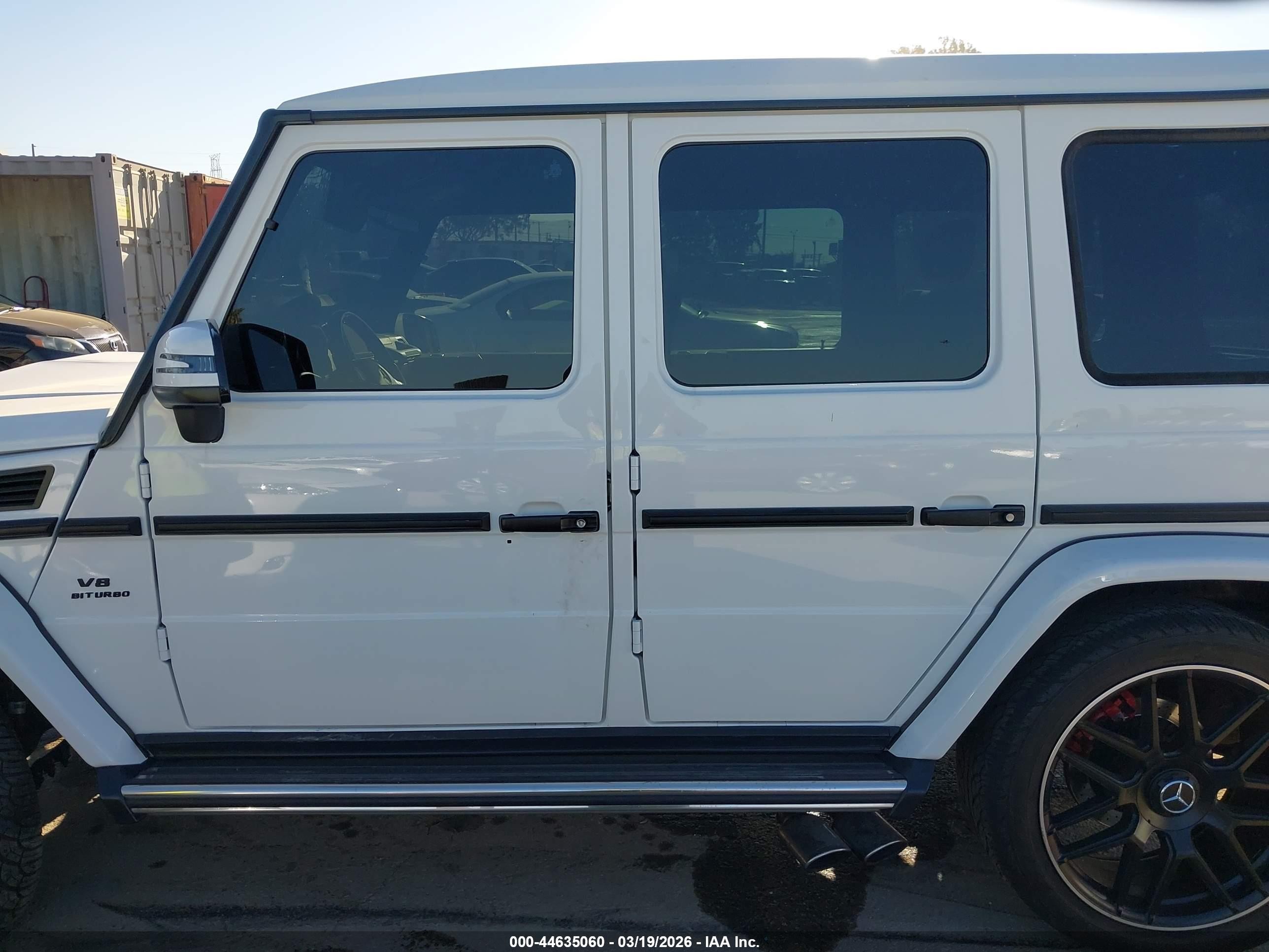 2014 Mercedes-benz G 63 Amg 4matic White vin: WDCYC7DF5EX217568
