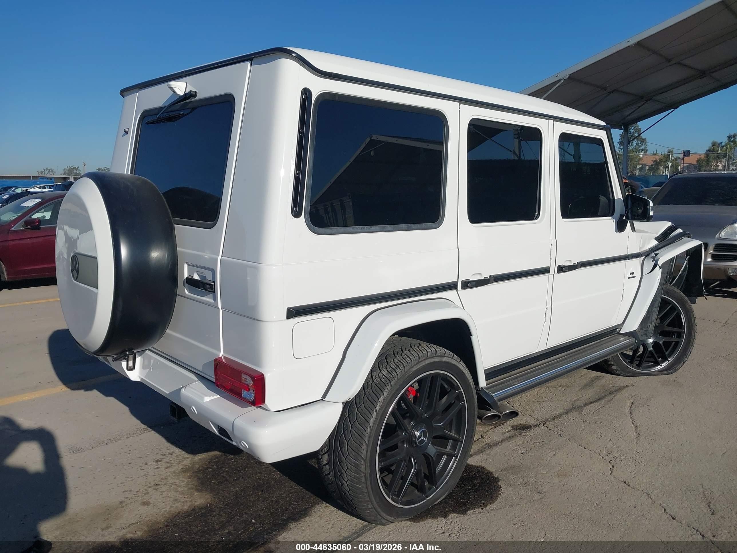2014 Mercedes-benz G 63 Amg 4matic White vin: WDCYC7DF5EX217568
