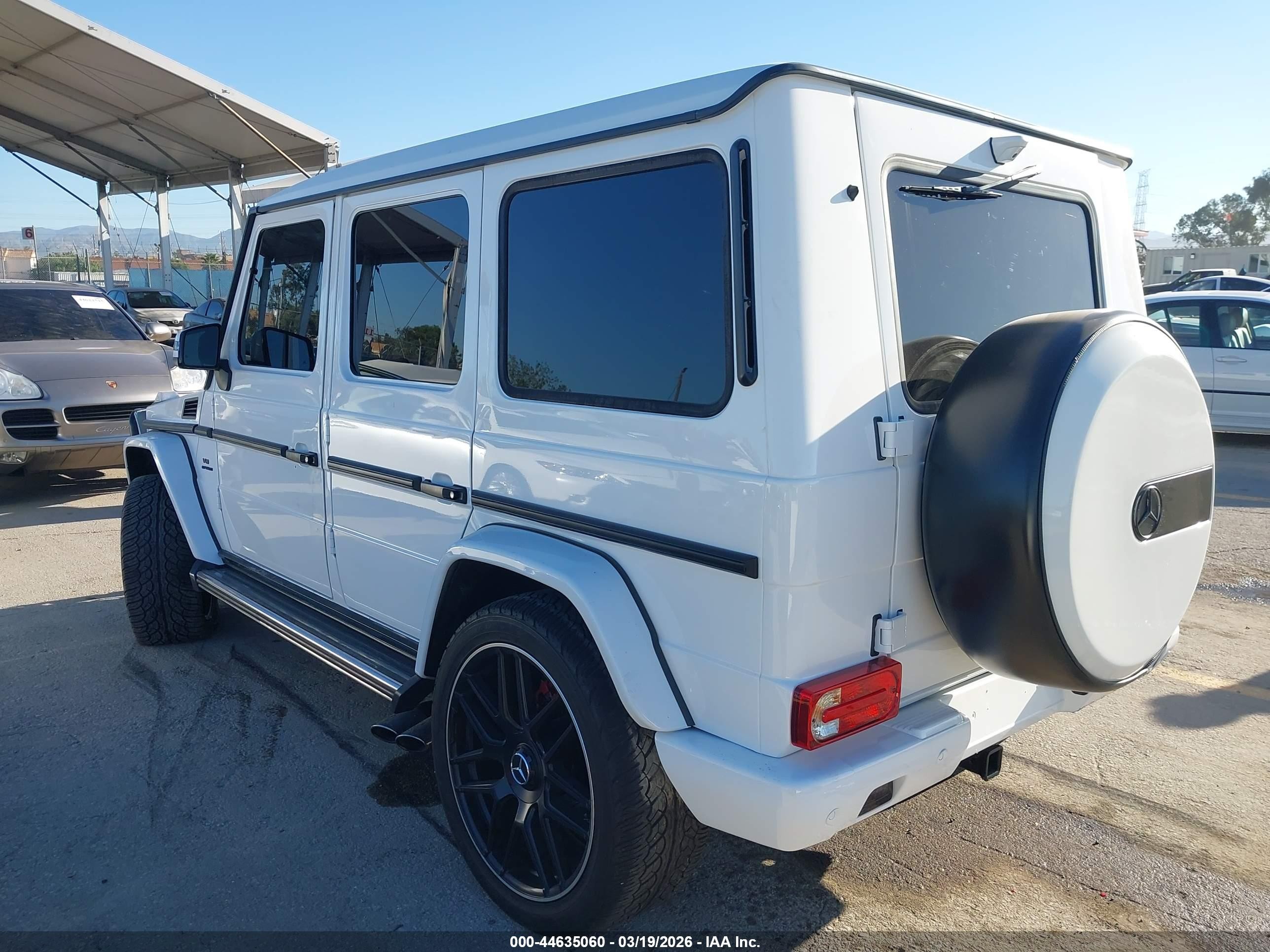 2014 Mercedes-benz G 63 Amg 4matic White vin: WDCYC7DF5EX217568