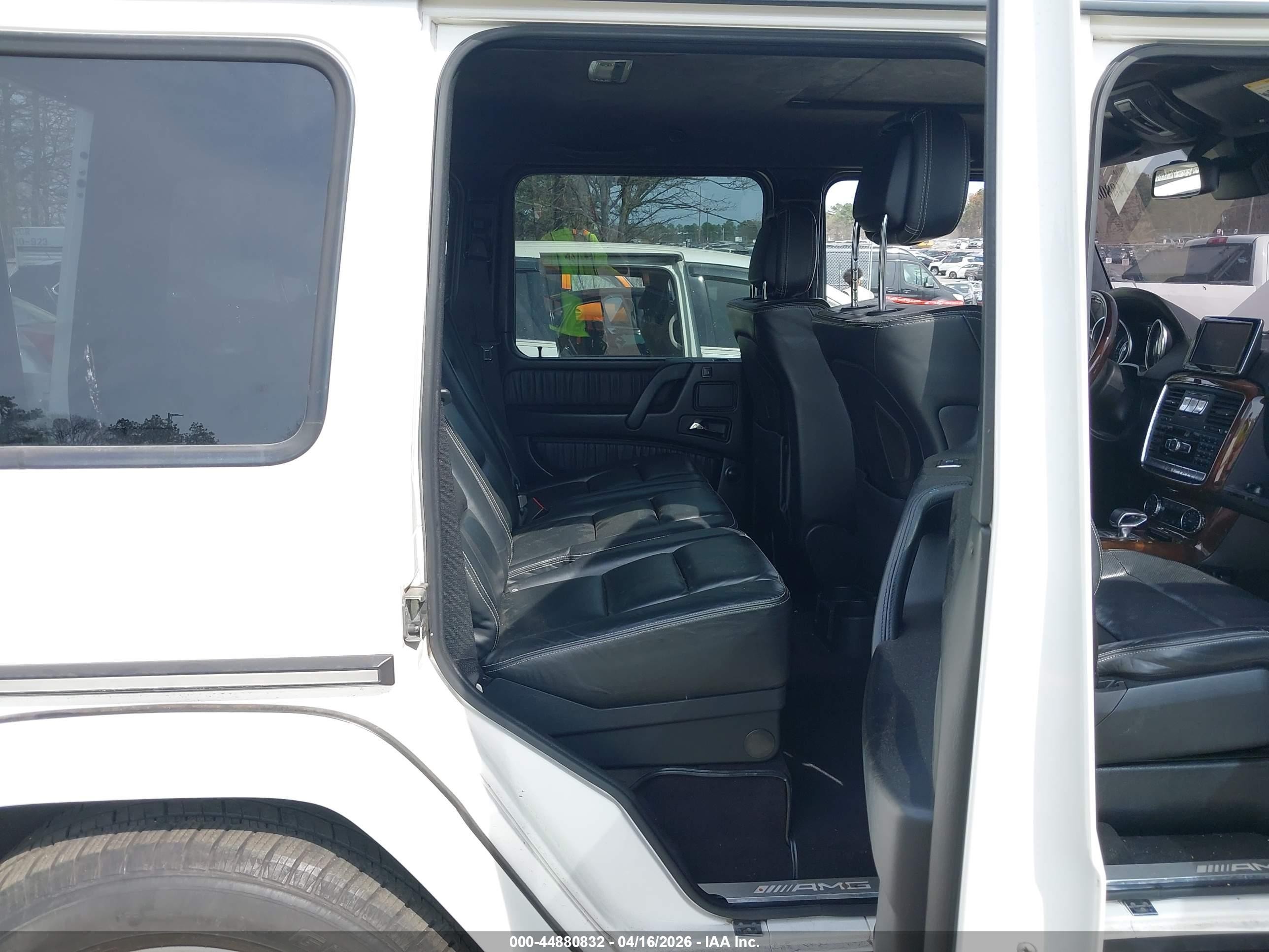2014 Mercedes-benz G 63 Amg 4matic White vin: WDCYC7DF5EX219949