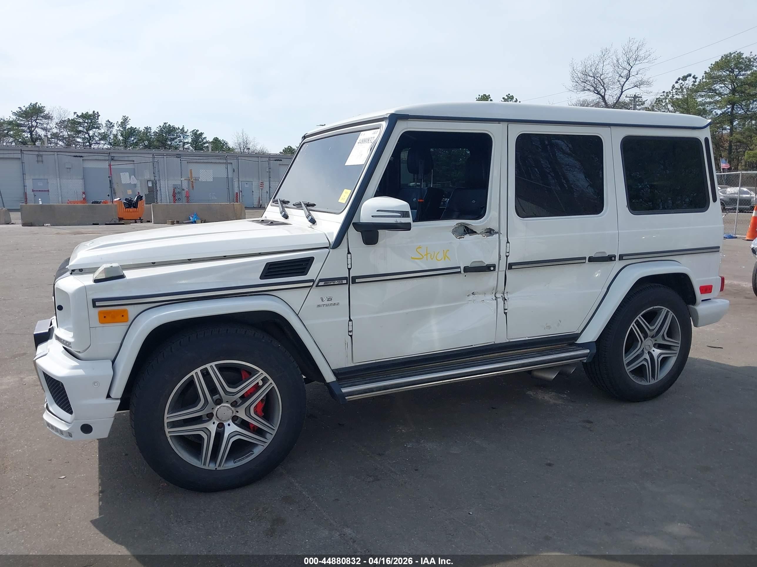 2014 Mercedes-benz G 63 Amg 4matic White vin: WDCYC7DF5EX219949