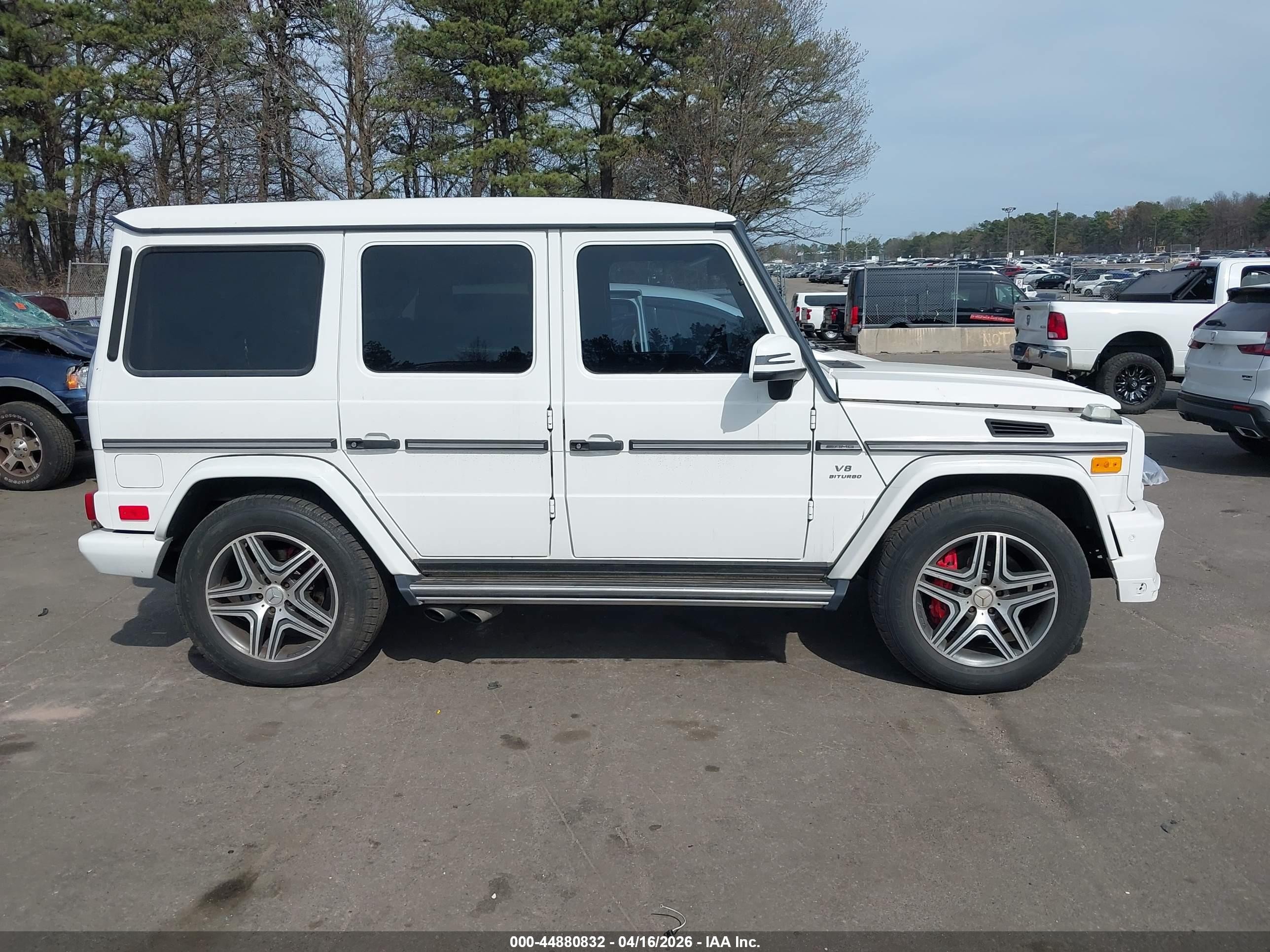 2014 Mercedes-benz G 63 Amg 4matic White vin: WDCYC7DF5EX219949