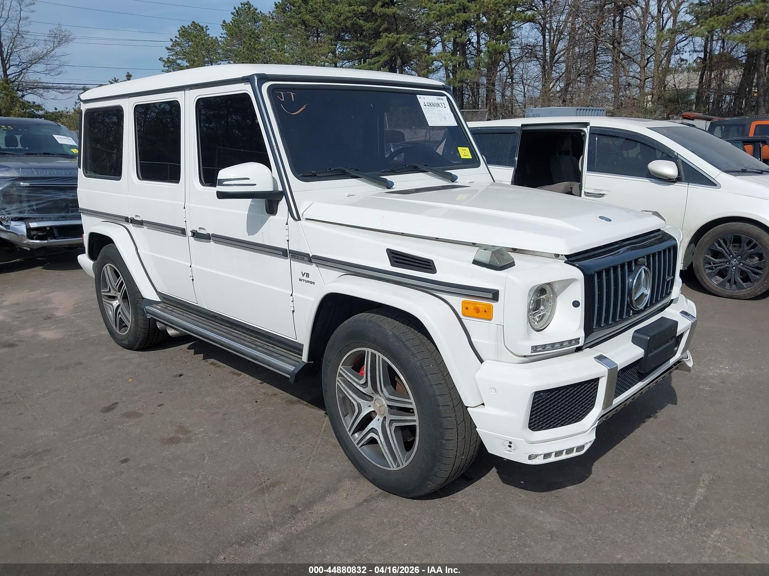 2014 Mercedes-benz G 63 Amg 4matic White vin: WDCYC7DF5EX219949