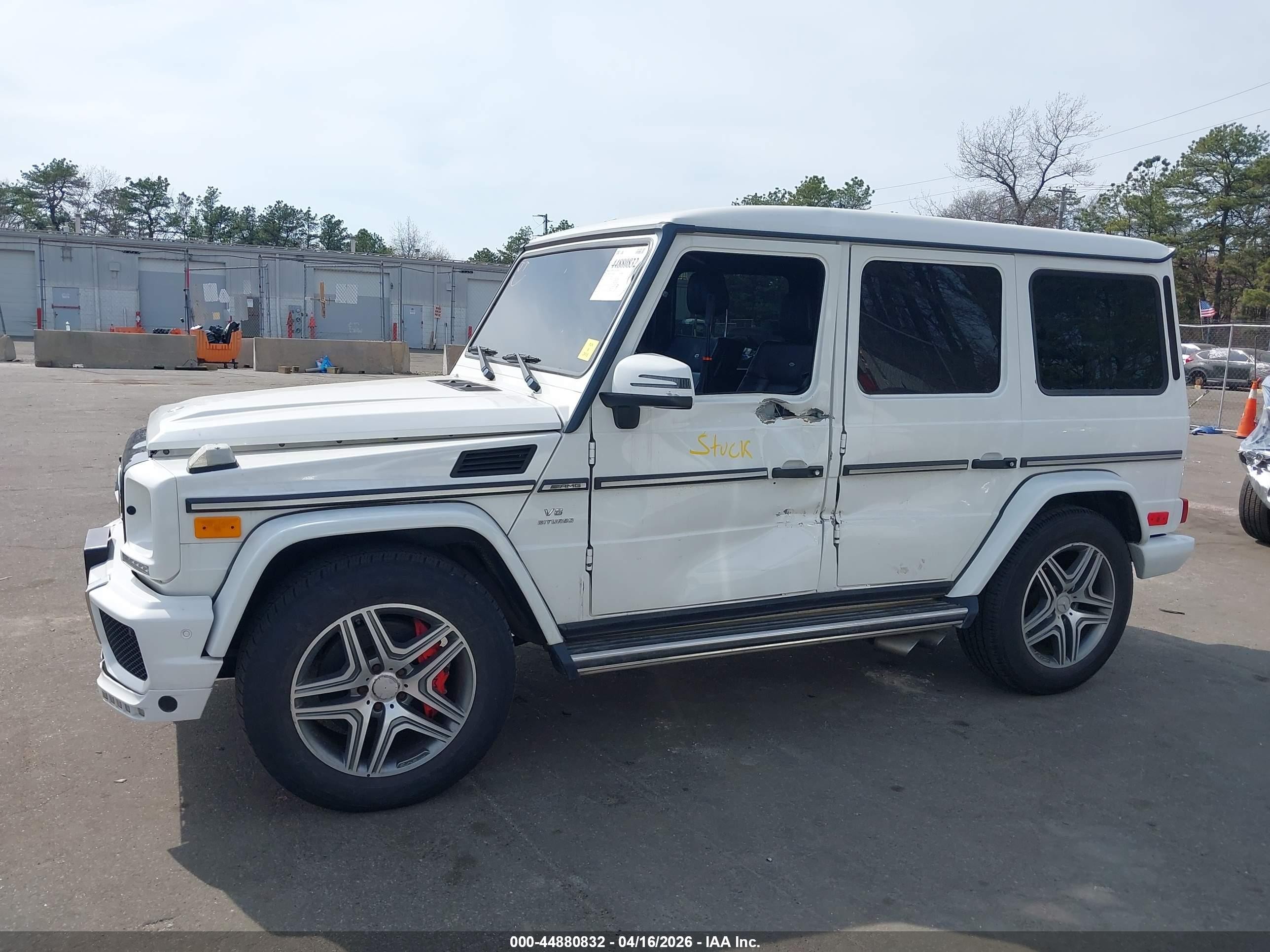2014 Mercedes-benz G 63 Amg 4matic White vin: WDCYC7DF5EX219949