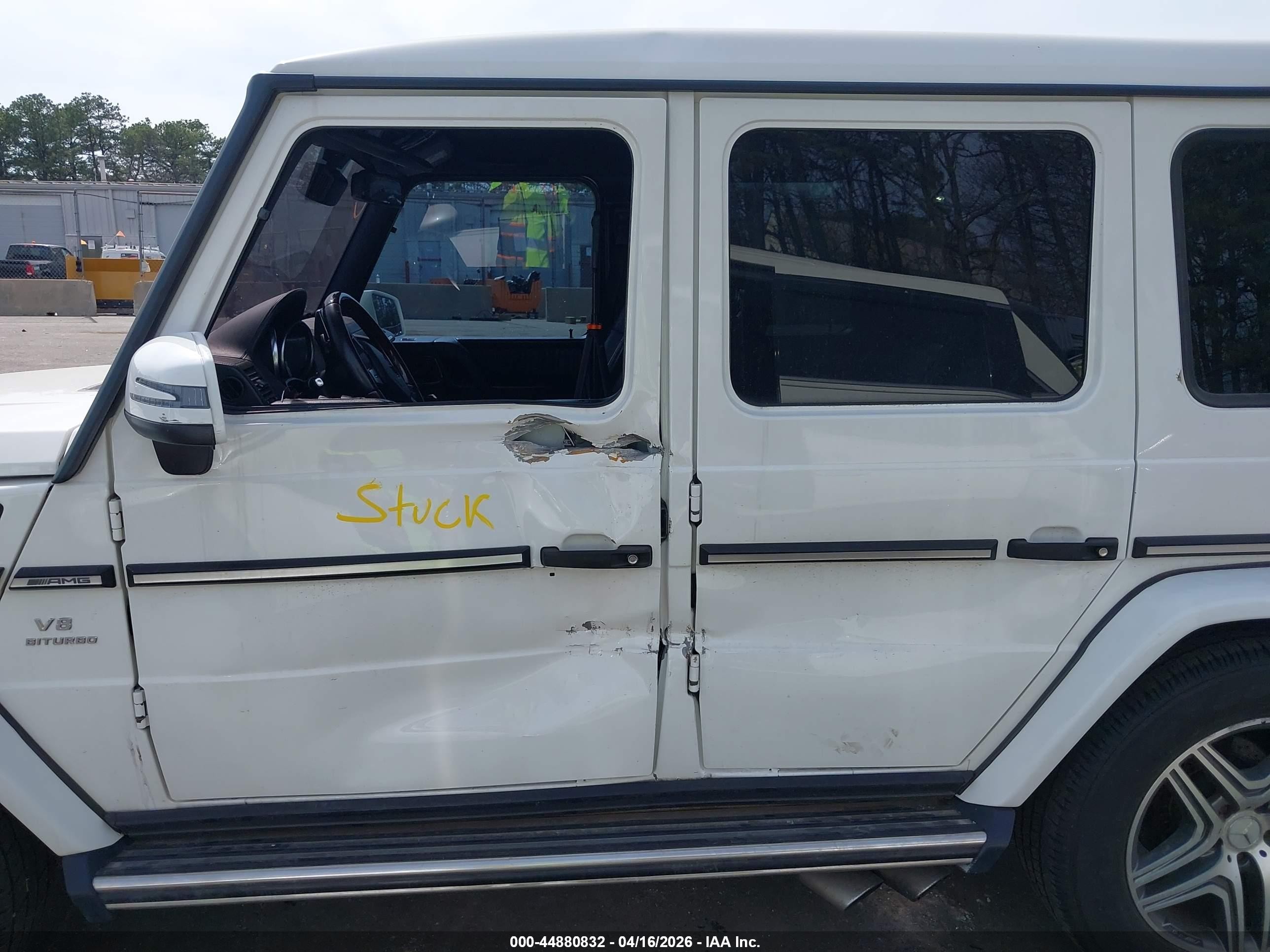 2014 Mercedes-benz G 63 Amg 4matic White vin: WDCYC7DF5EX219949