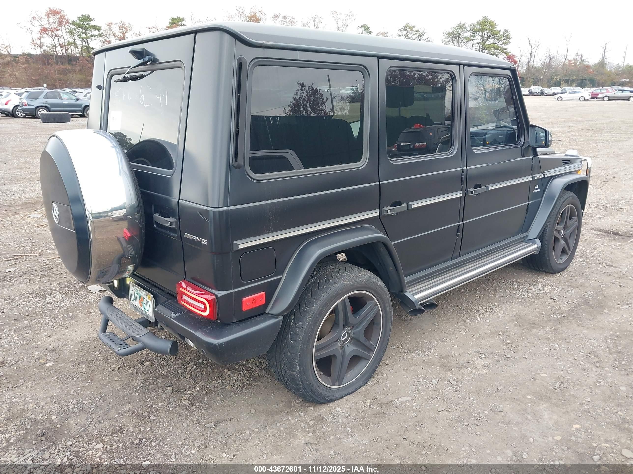 2014 Mercedes-benz G 63 Amg 4matic Черный vin: WDCYC7DF5EX222169