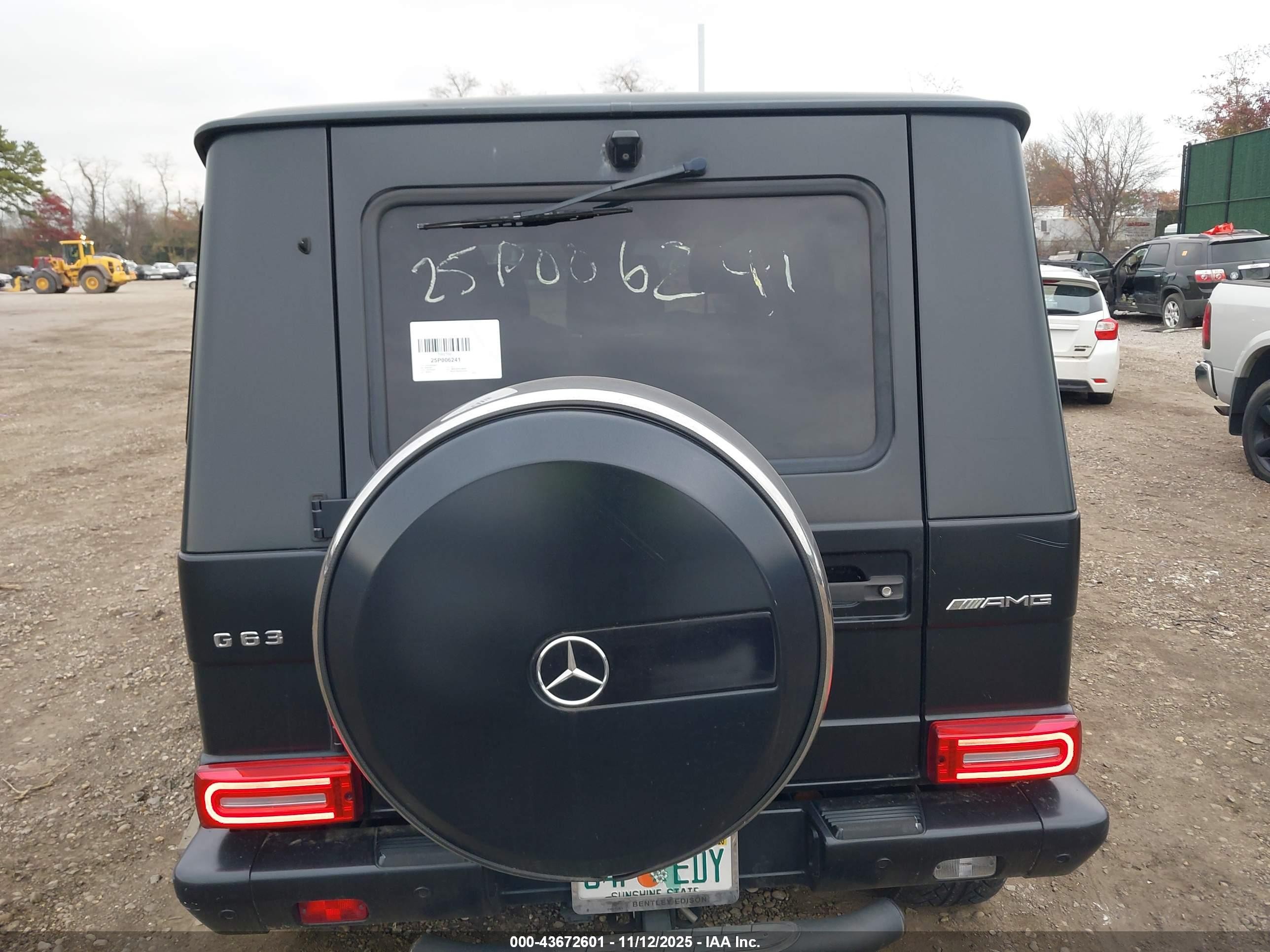 2014 Mercedes-benz G 63 Amg 4matic Черный vin: WDCYC7DF5EX222169