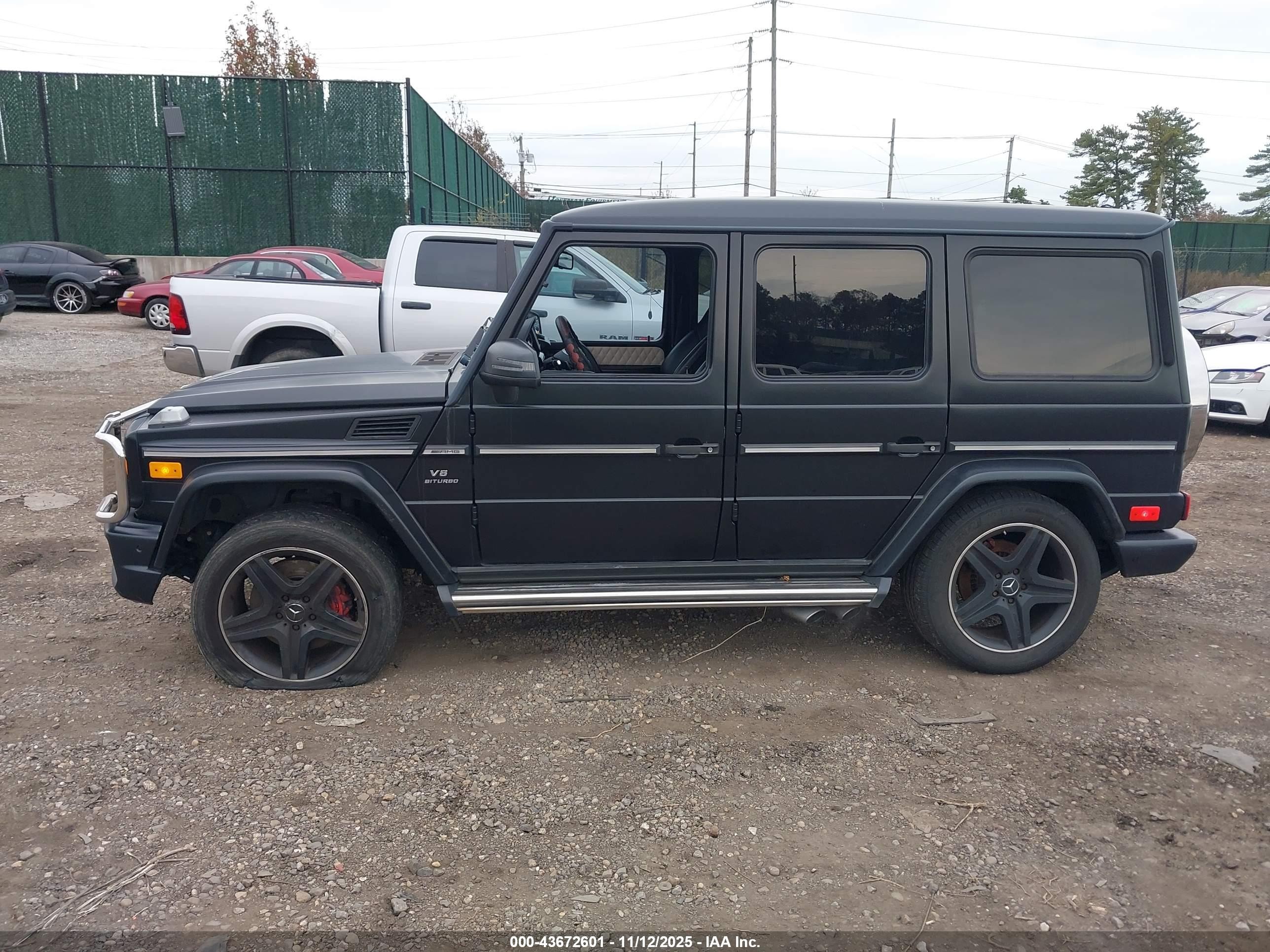 2014 Mercedes-benz G 63 Amg 4matic Черный vin: WDCYC7DF5EX222169