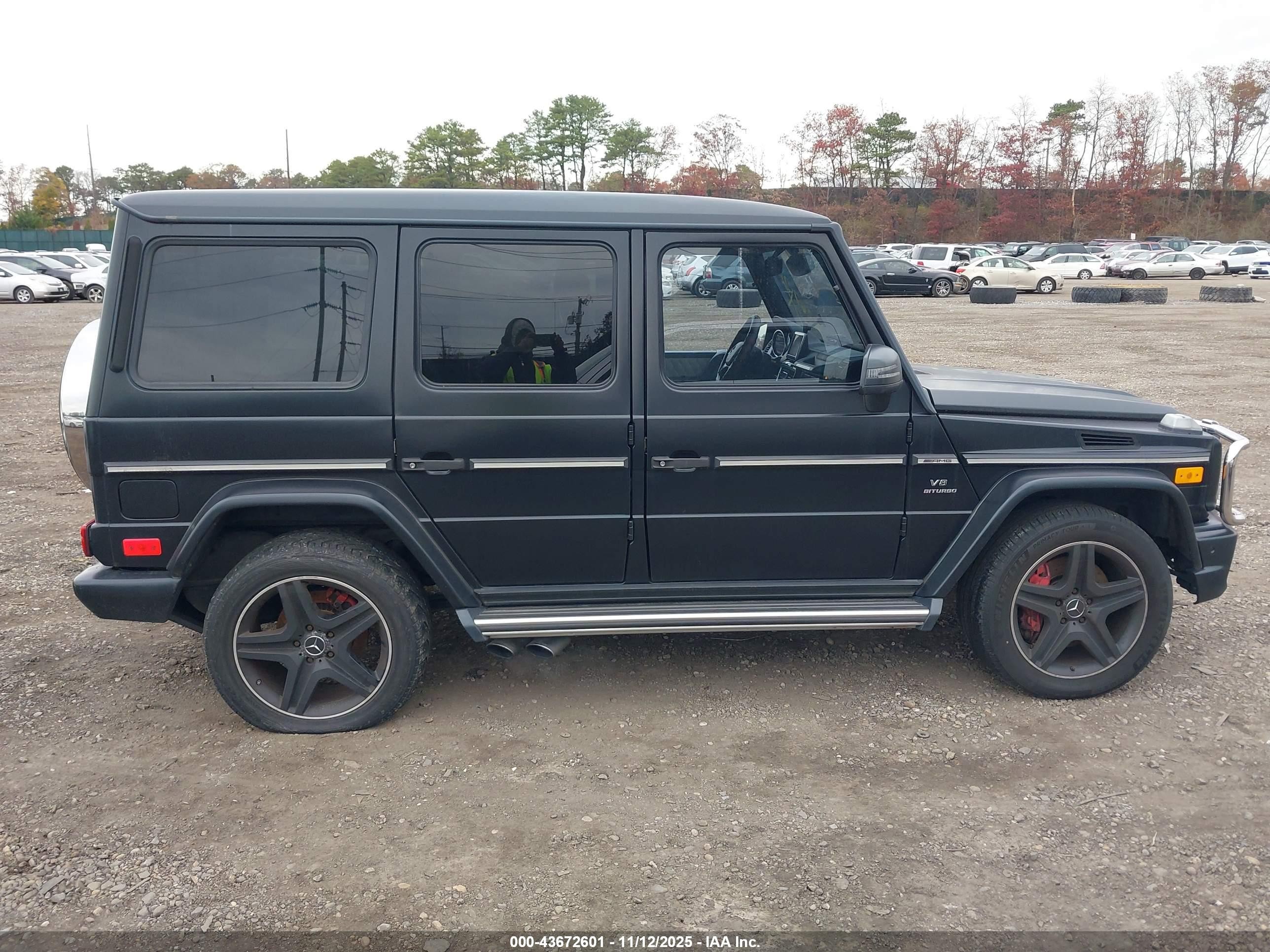 2014 Mercedes-benz G 63 Amg 4matic Черный vin: WDCYC7DF5EX222169