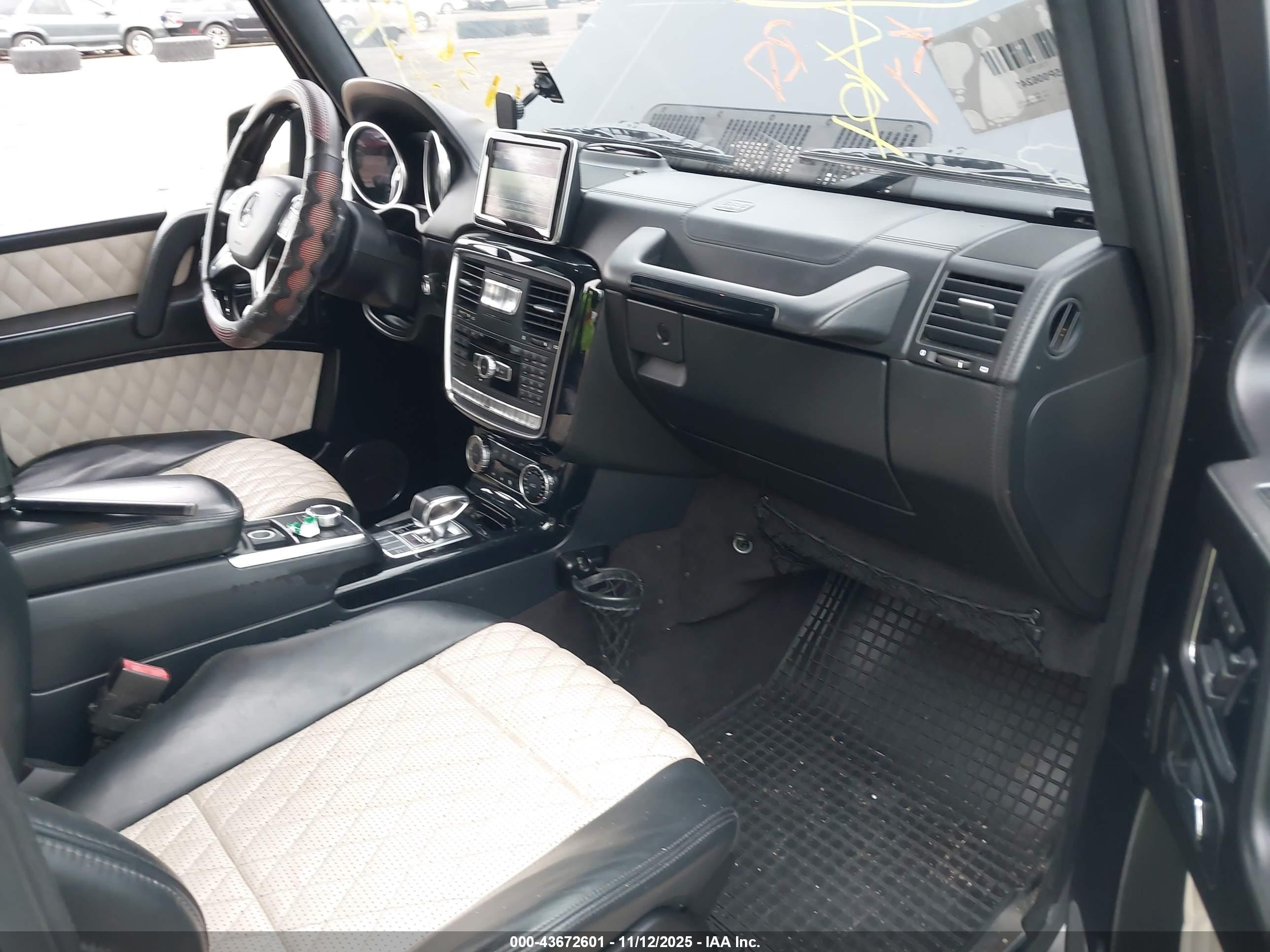 2014 Mercedes-benz G 63 Amg 4matic Черный vin: WDCYC7DF5EX222169