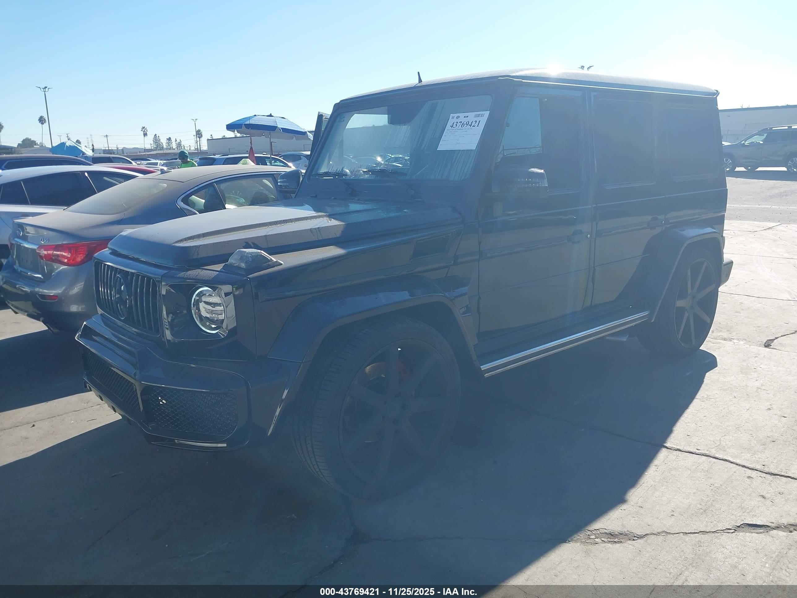 2014 Mercedes-benz G 63 Amg 4matic Черный vin: WDCYC7DF5EX224777