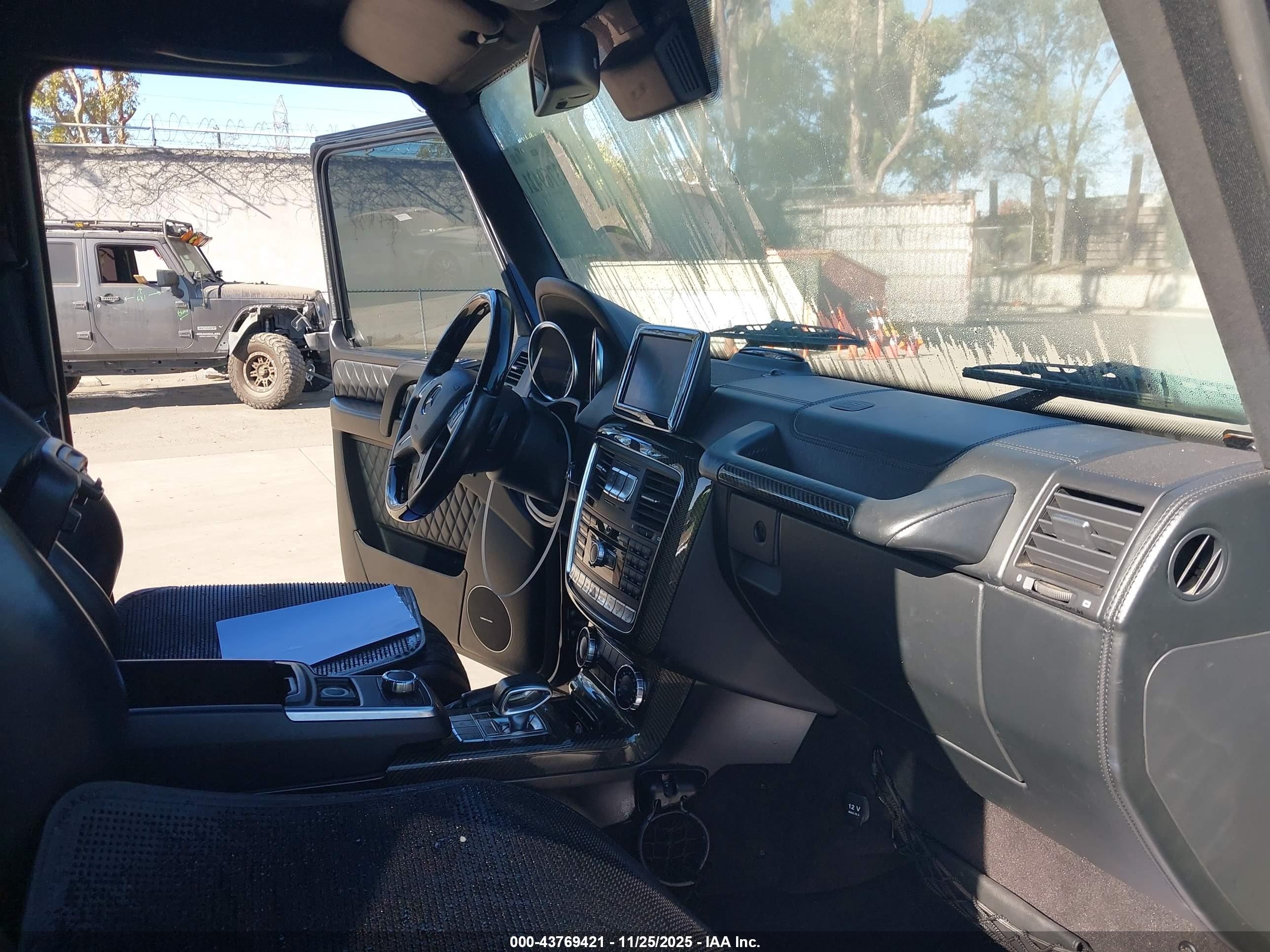 2014 Mercedes-benz G 63 Amg 4matic Черный vin: WDCYC7DF5EX224777