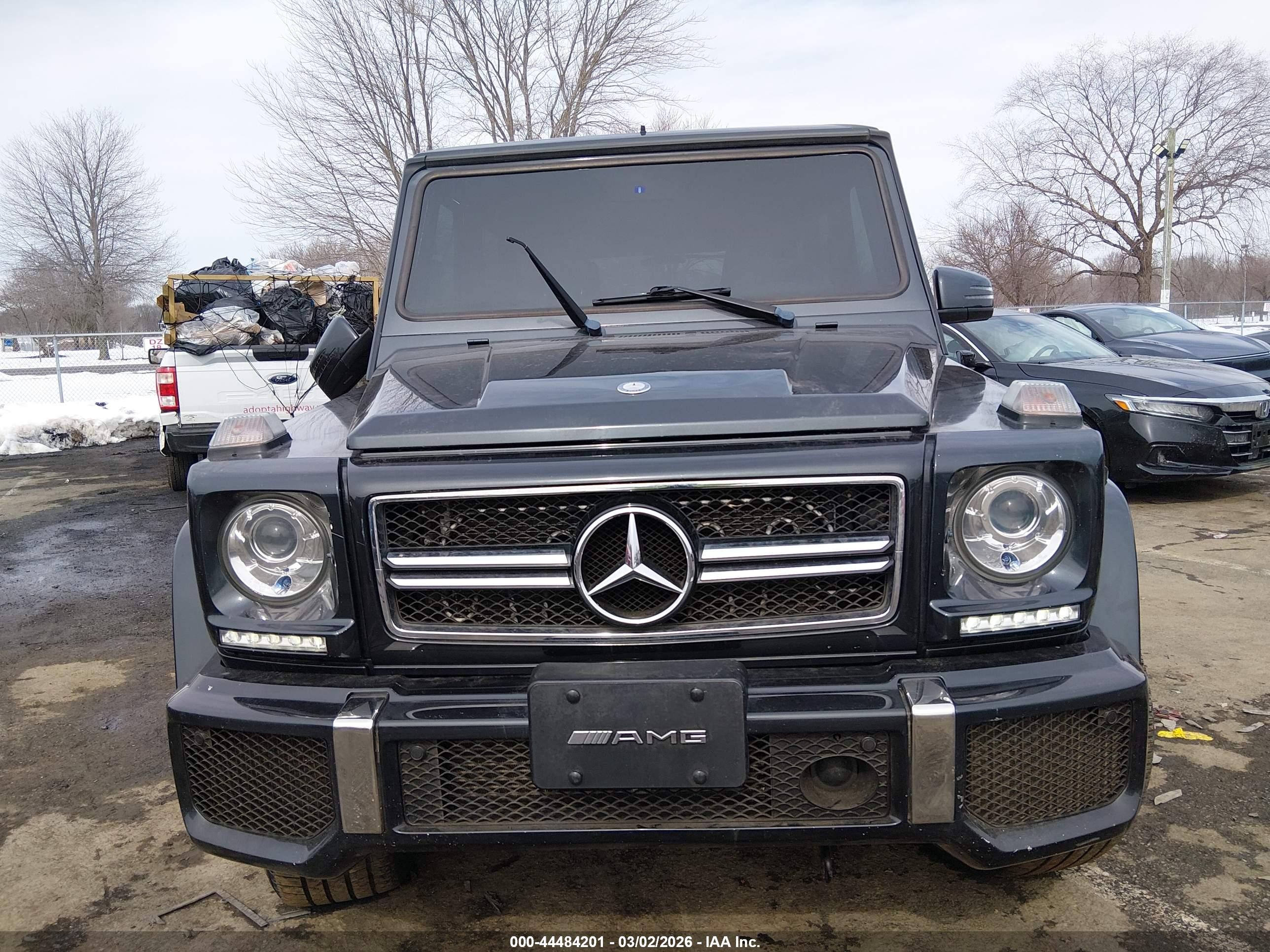 2014 Mercedes-benz G 63 Amg 4matic Черный vin: WDCYC7DF5EX225170