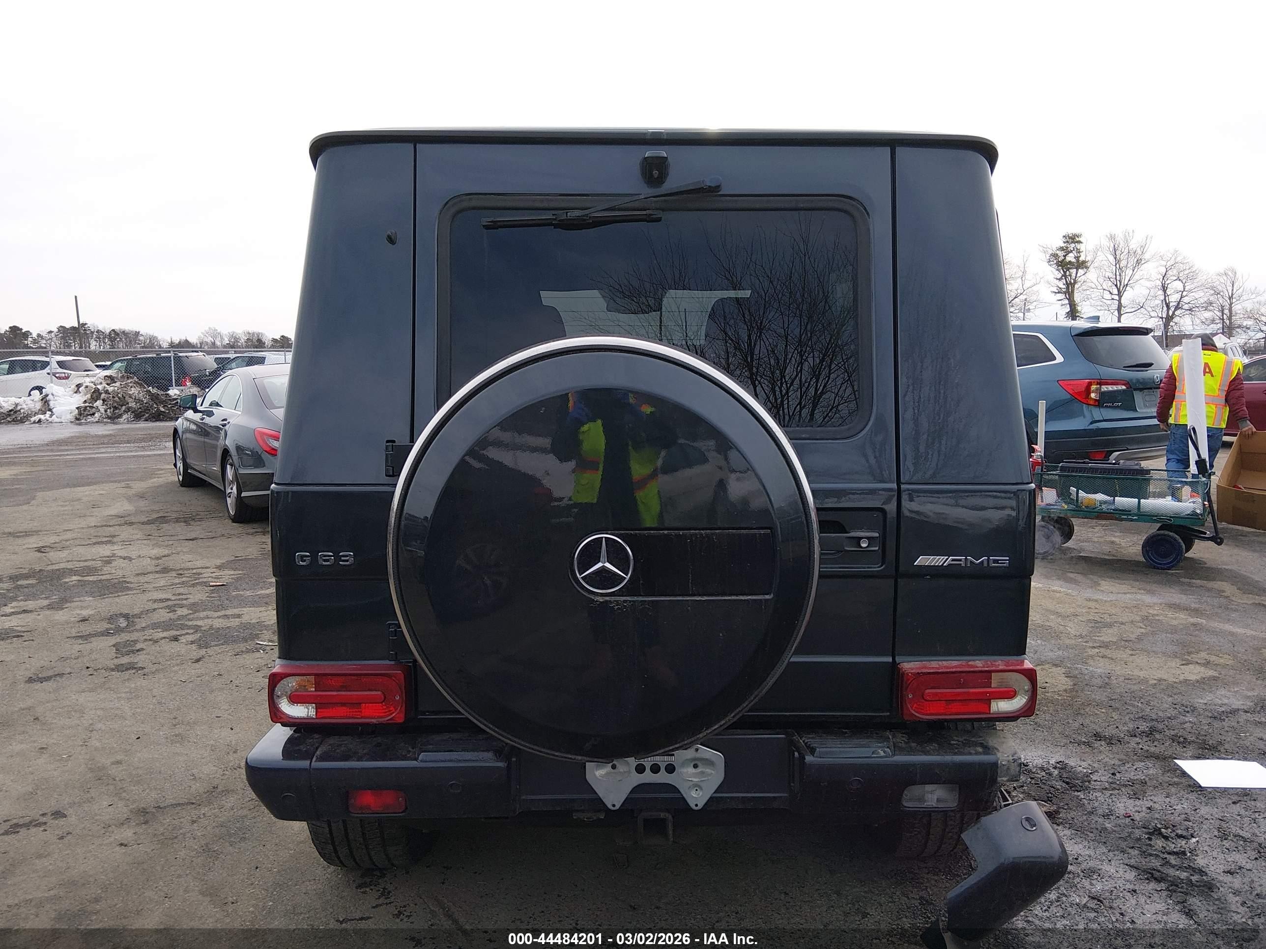 2014 Mercedes-benz G 63 Amg 4matic Черный vin: WDCYC7DF5EX225170