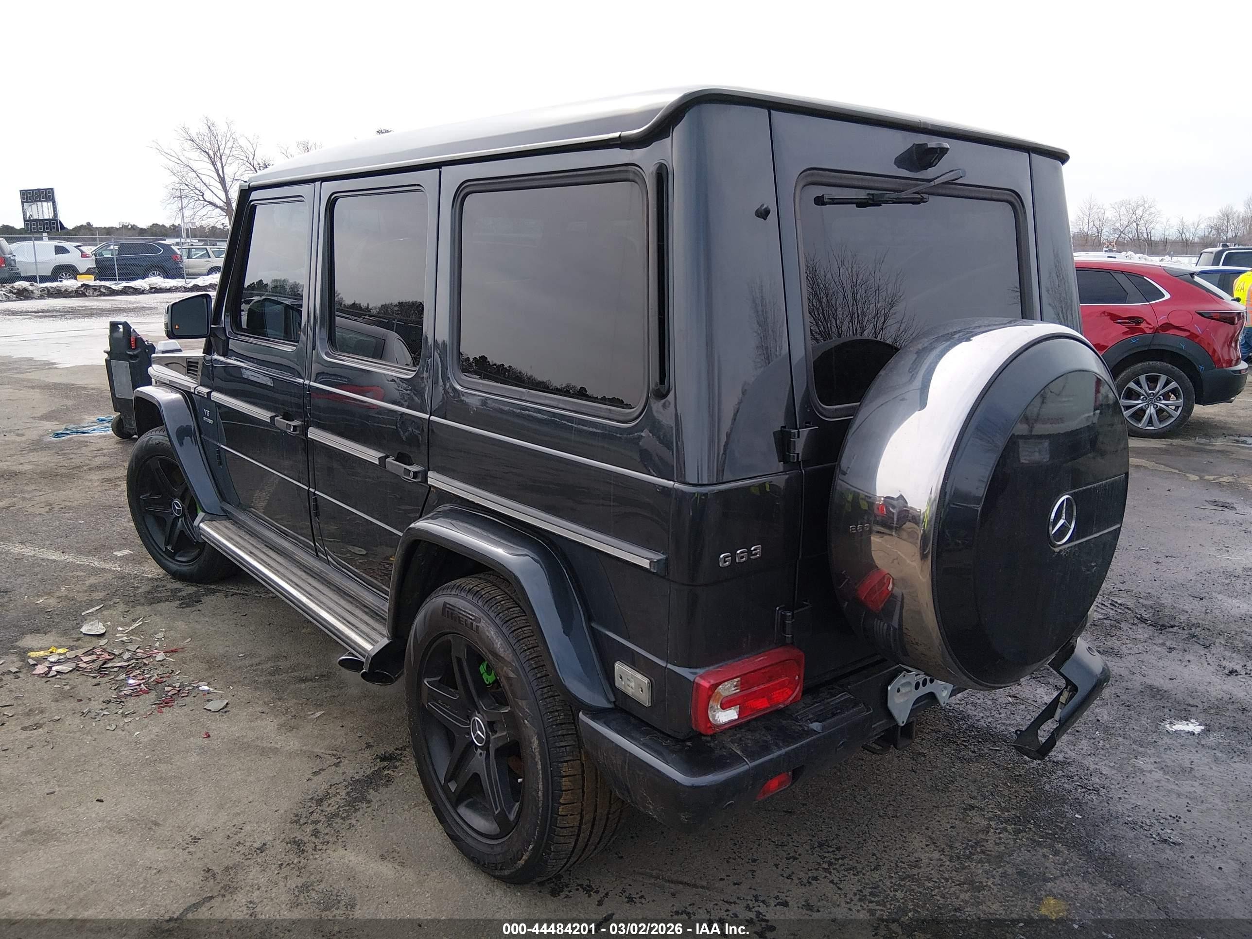 2014 Mercedes-benz G 63 Amg 4matic Черный vin: WDCYC7DF5EX225170