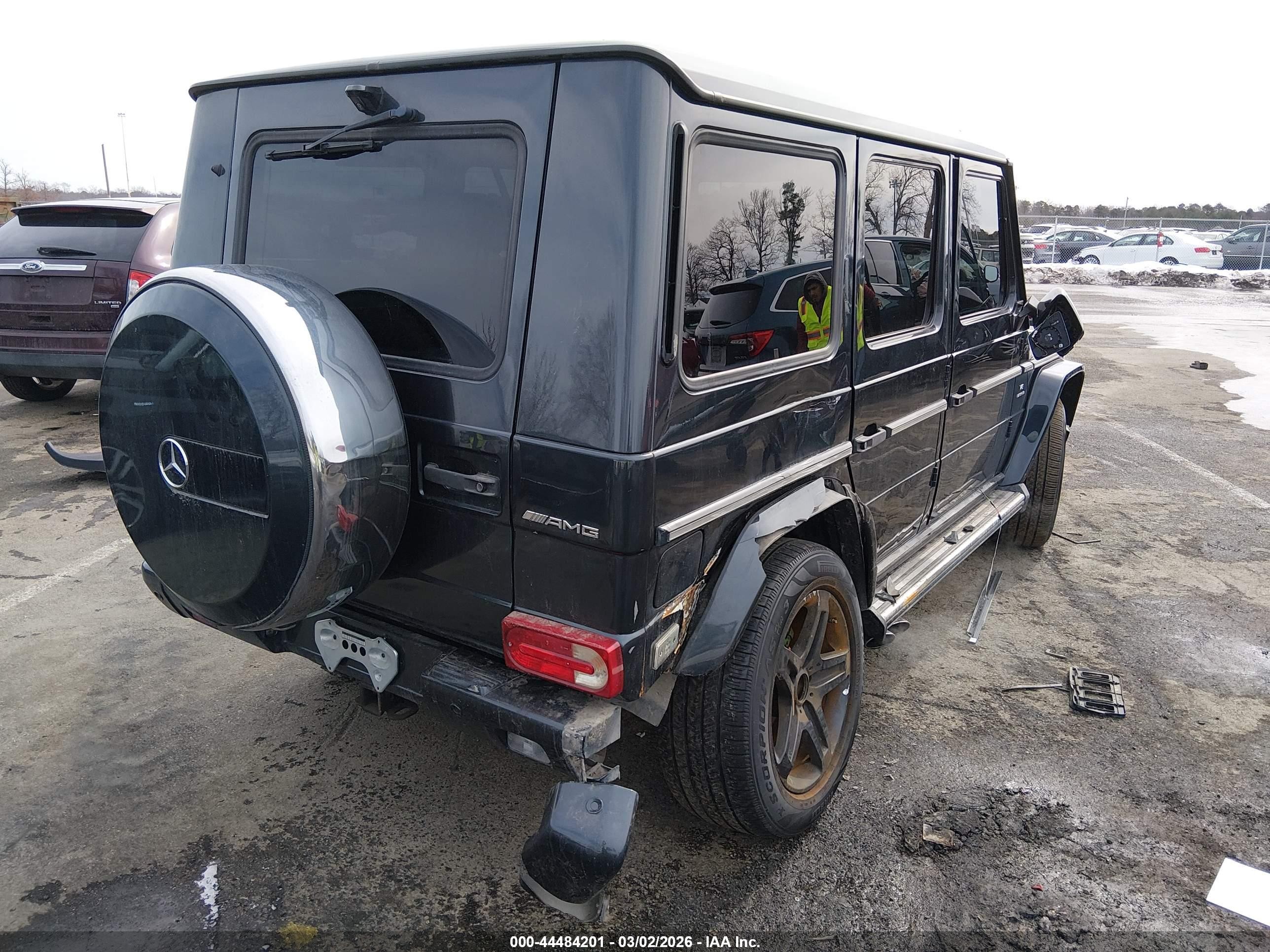 2014 Mercedes-benz G 63 Amg 4matic Черный vin: WDCYC7DF5EX225170