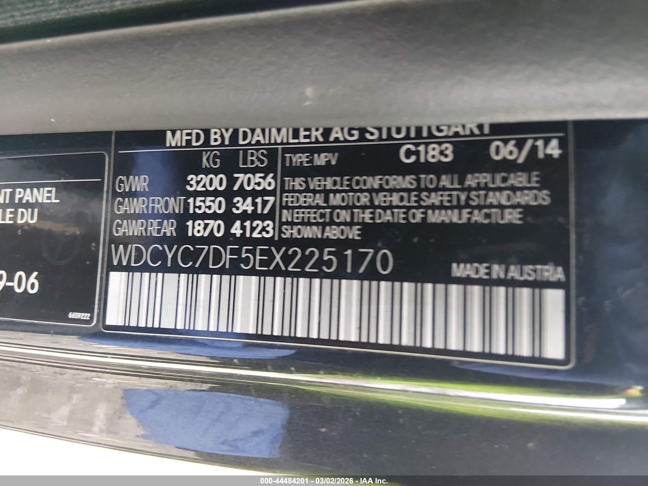 2014 Mercedes-benz G 63 Amg 4matic Черный vin: WDCYC7DF5EX225170