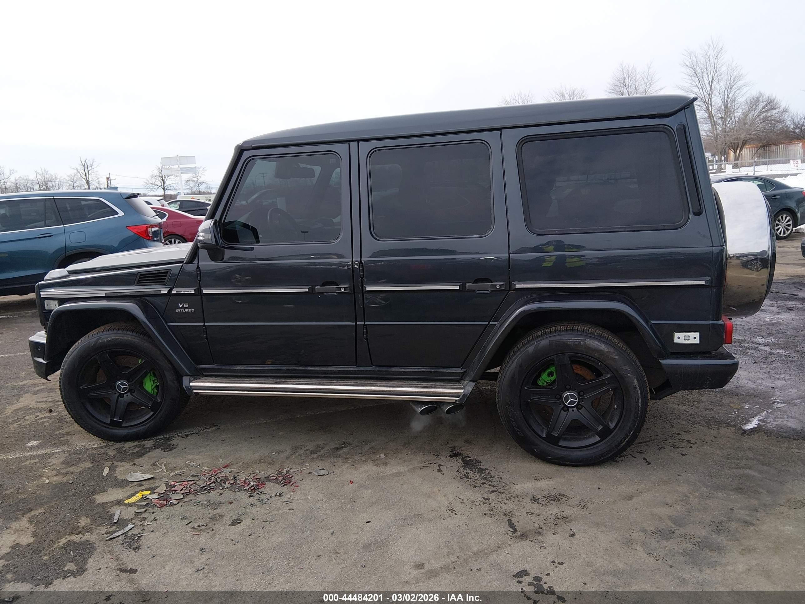 2014 Mercedes-benz G 63 Amg 4matic Черный vin: WDCYC7DF5EX225170