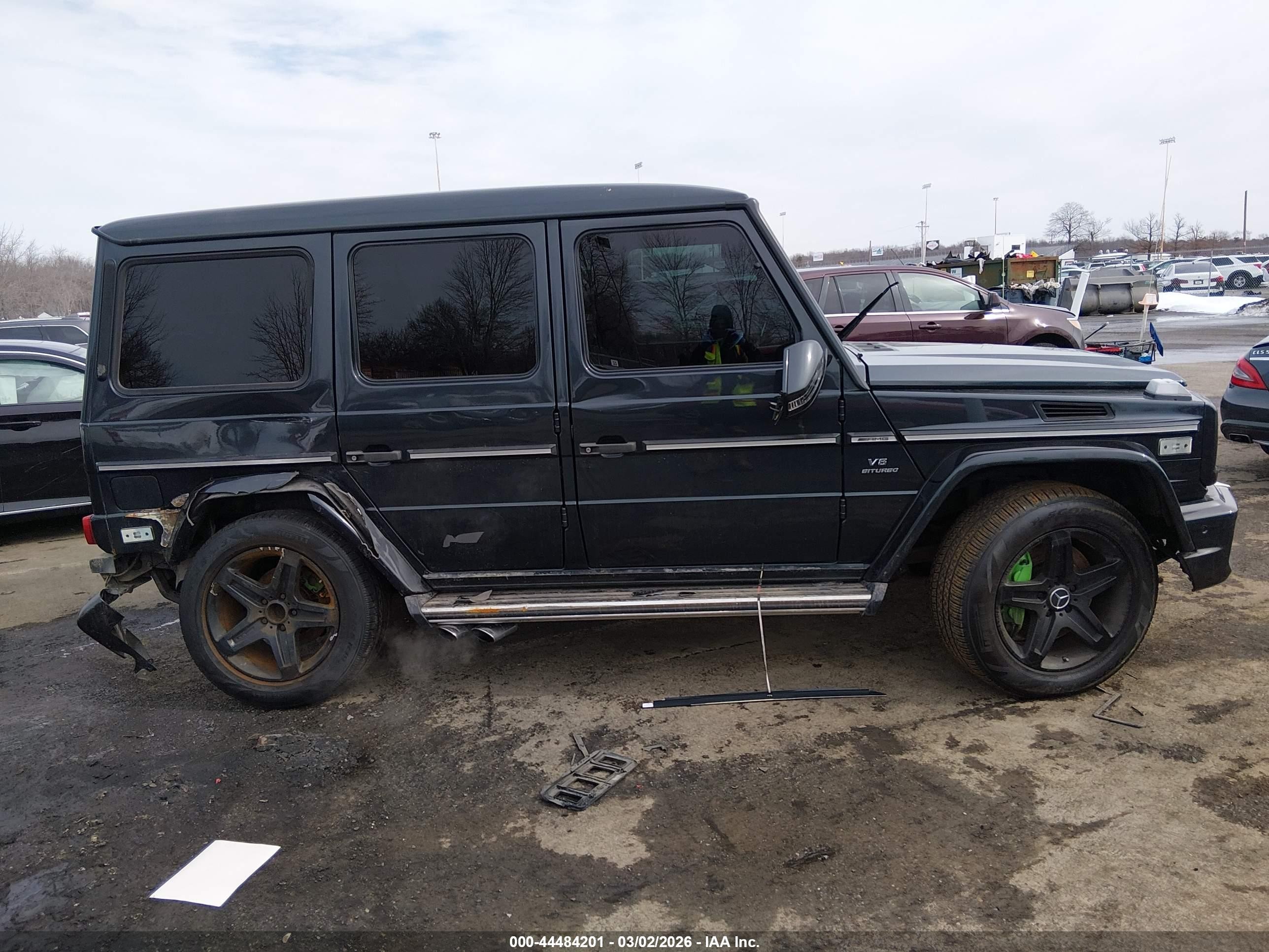 2014 Mercedes-benz G 63 Amg 4matic Черный vin: WDCYC7DF5EX225170