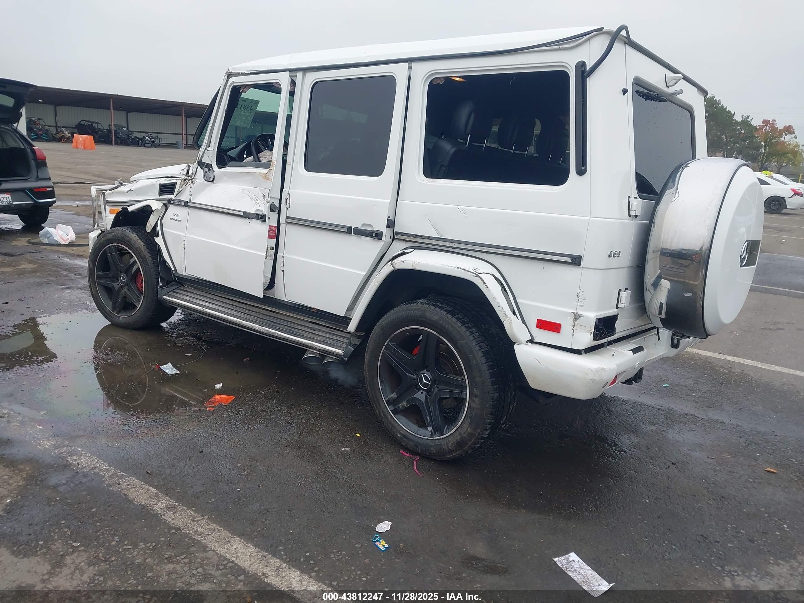 2015 Mercedes-benz G 63 Amg 4matic White vin: WDCYC7DF5FX230452