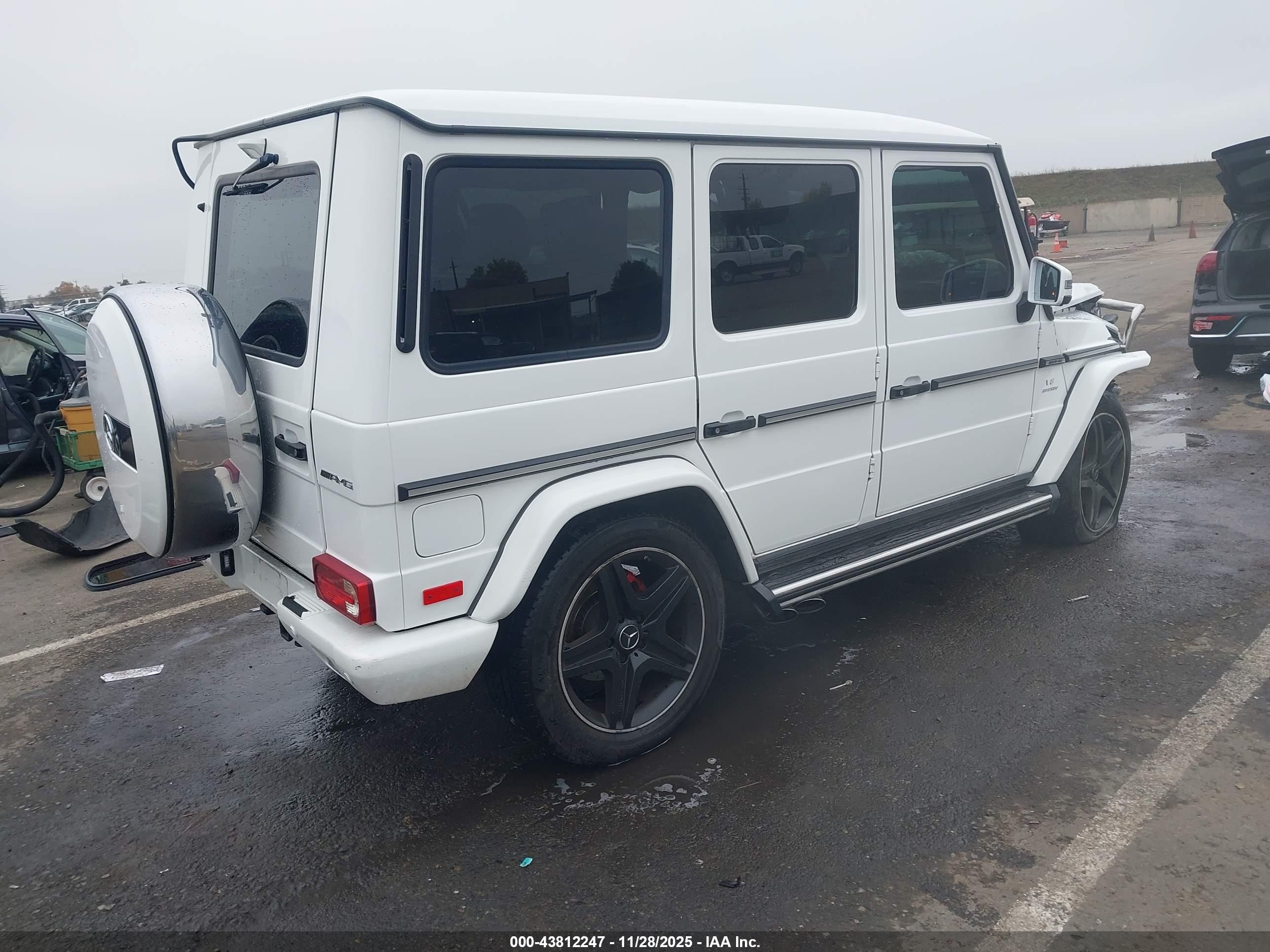 2015 Mercedes-benz G 63 Amg 4matic White vin: WDCYC7DF5FX230452