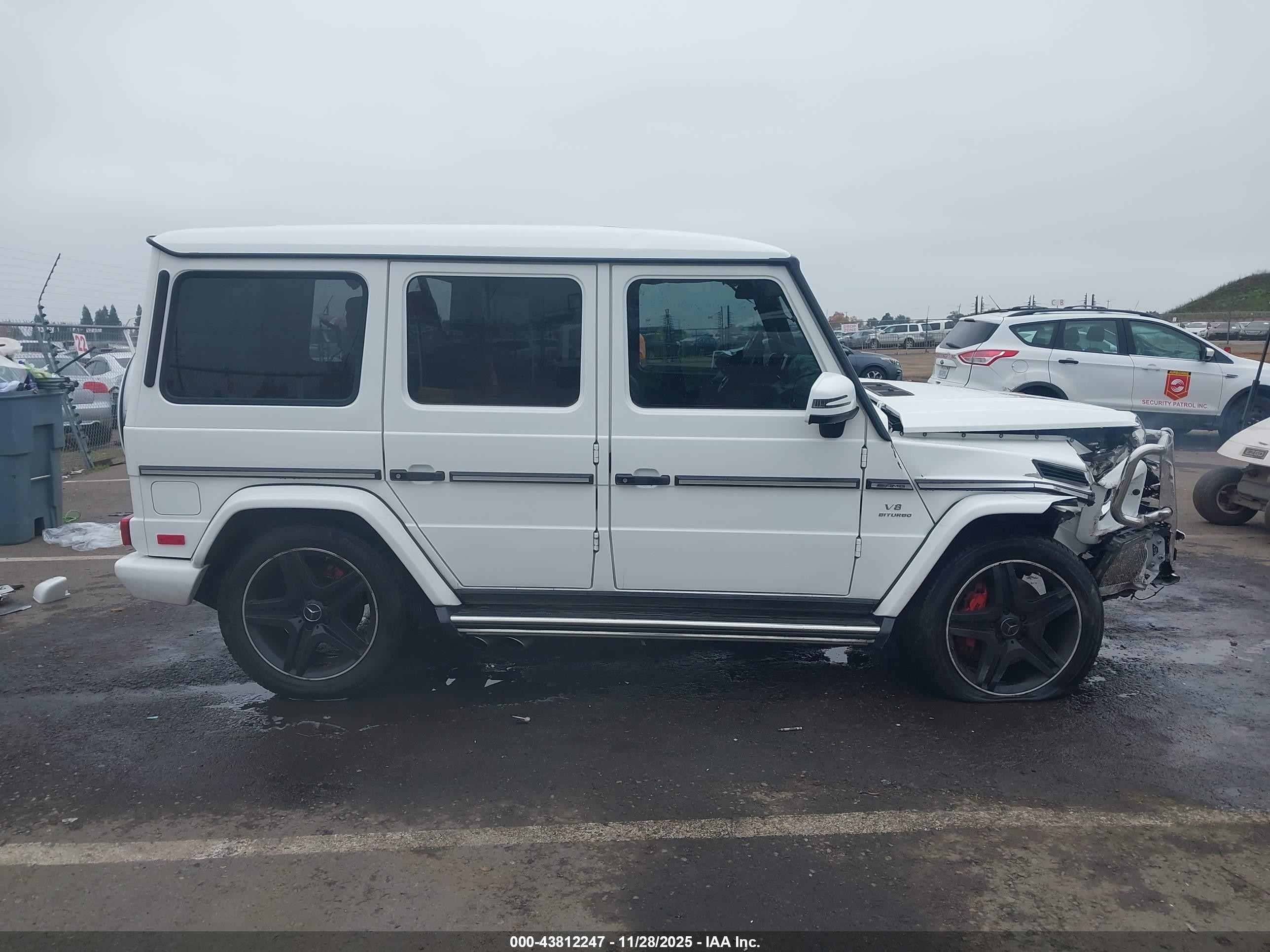 2015 Mercedes-benz G 63 Amg 4matic White vin: WDCYC7DF5FX230452