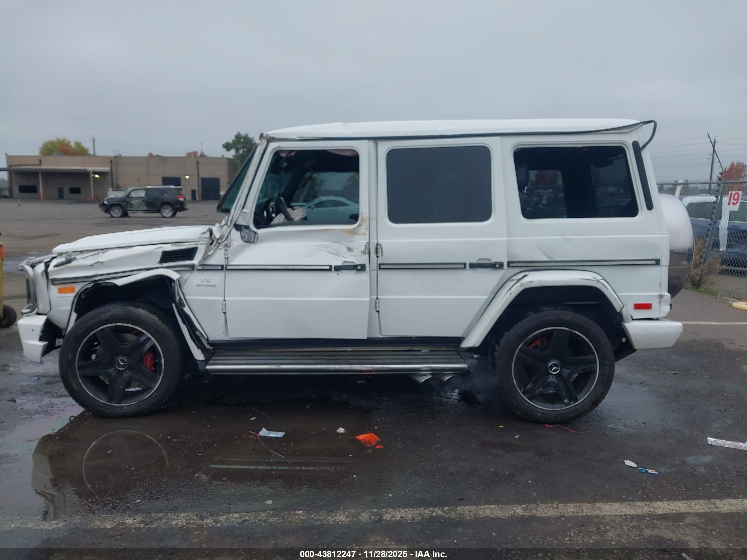 2015 Mercedes-benz G 63 Amg 4matic White vin: WDCYC7DF5FX230452