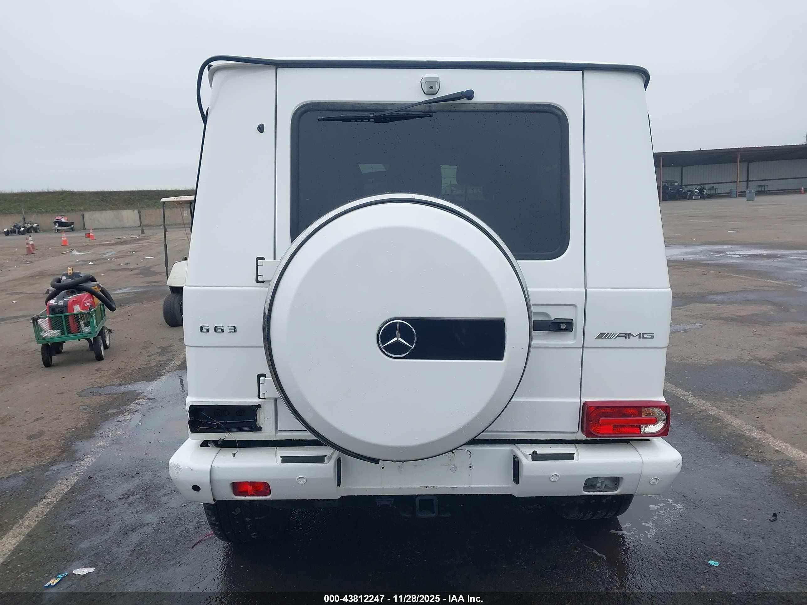 2015 Mercedes-benz G 63 Amg 4matic White vin: WDCYC7DF5FX230452