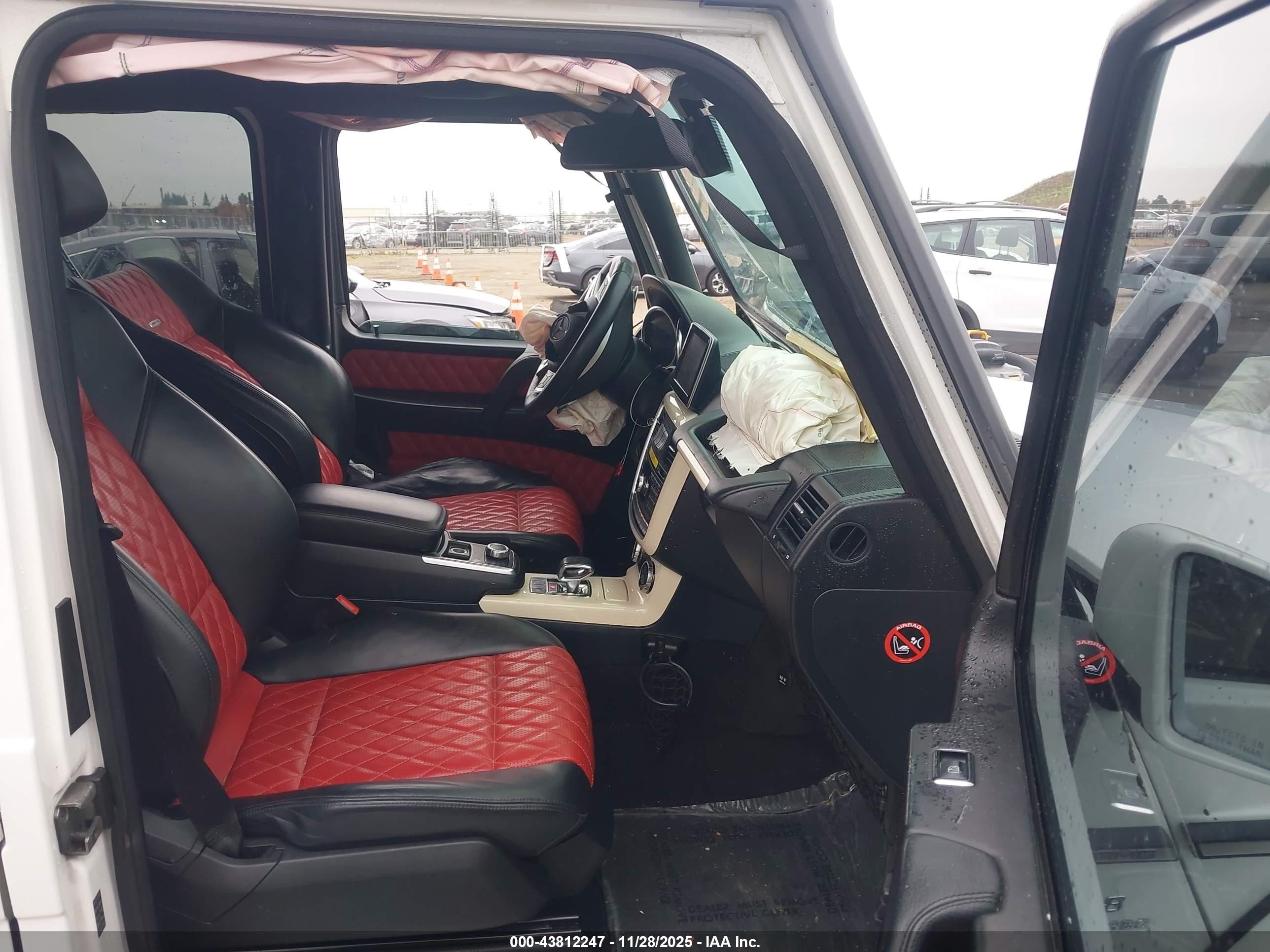 2015 Mercedes-benz G 63 Amg 4matic White vin: WDCYC7DF5FX230452