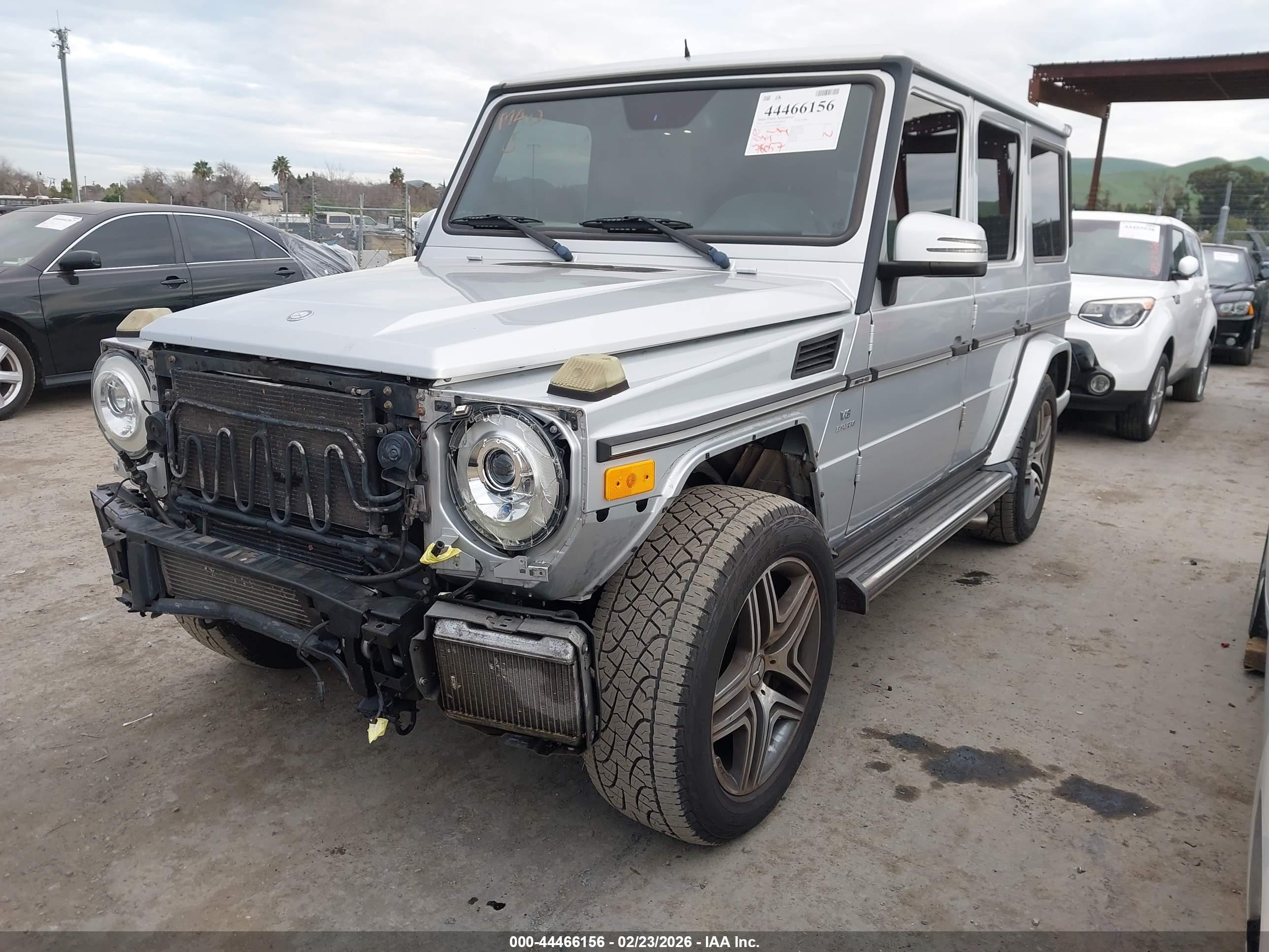 2014 Mercedes-benz G 63 Amg 4matic Silver vin: WDCYC7DF6EX220009