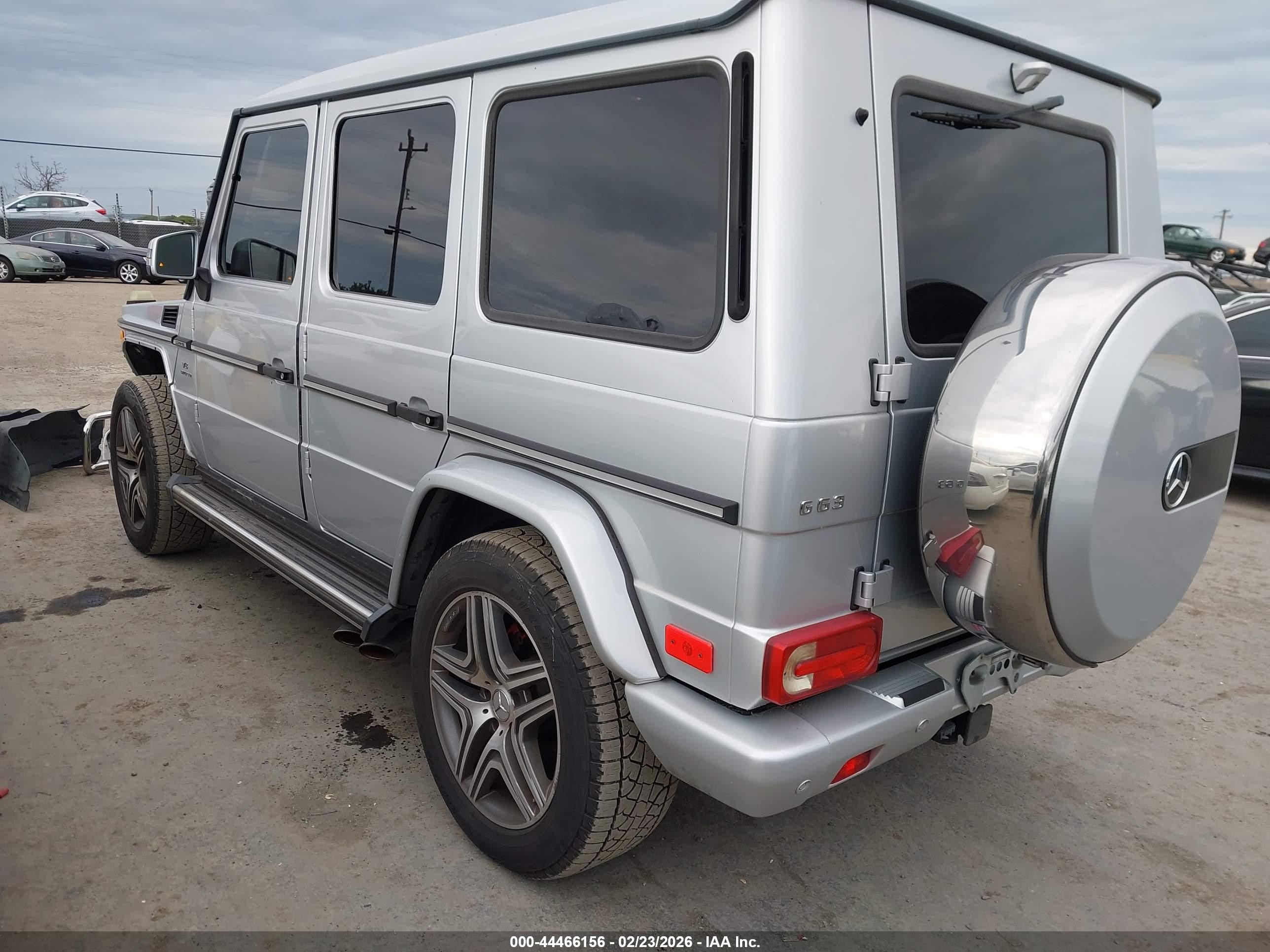 2014 Mercedes-benz G 63 Amg 4matic Silver vin: WDCYC7DF6EX220009