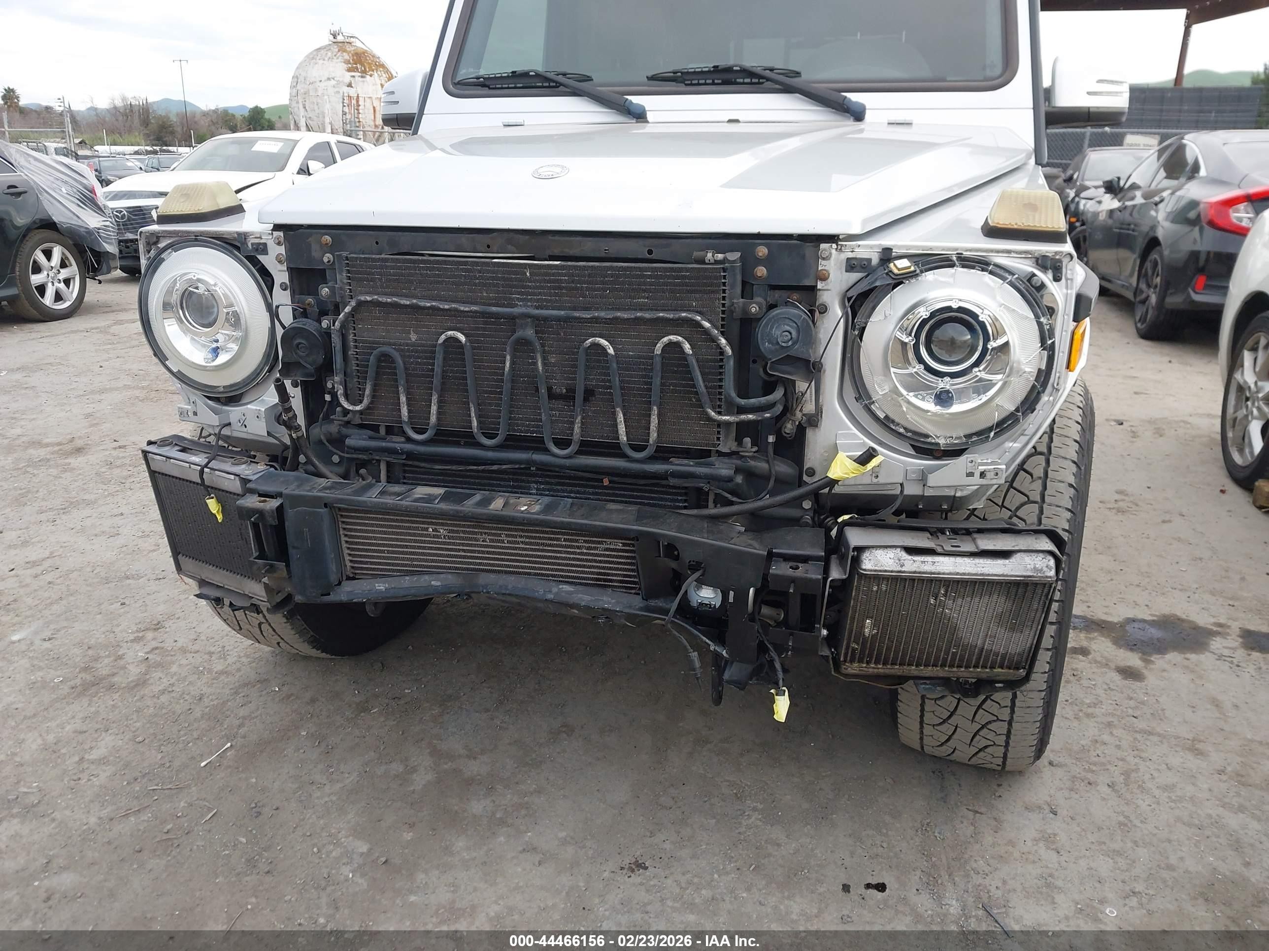 2014 Mercedes-benz G 63 Amg 4matic Silver vin: WDCYC7DF6EX220009