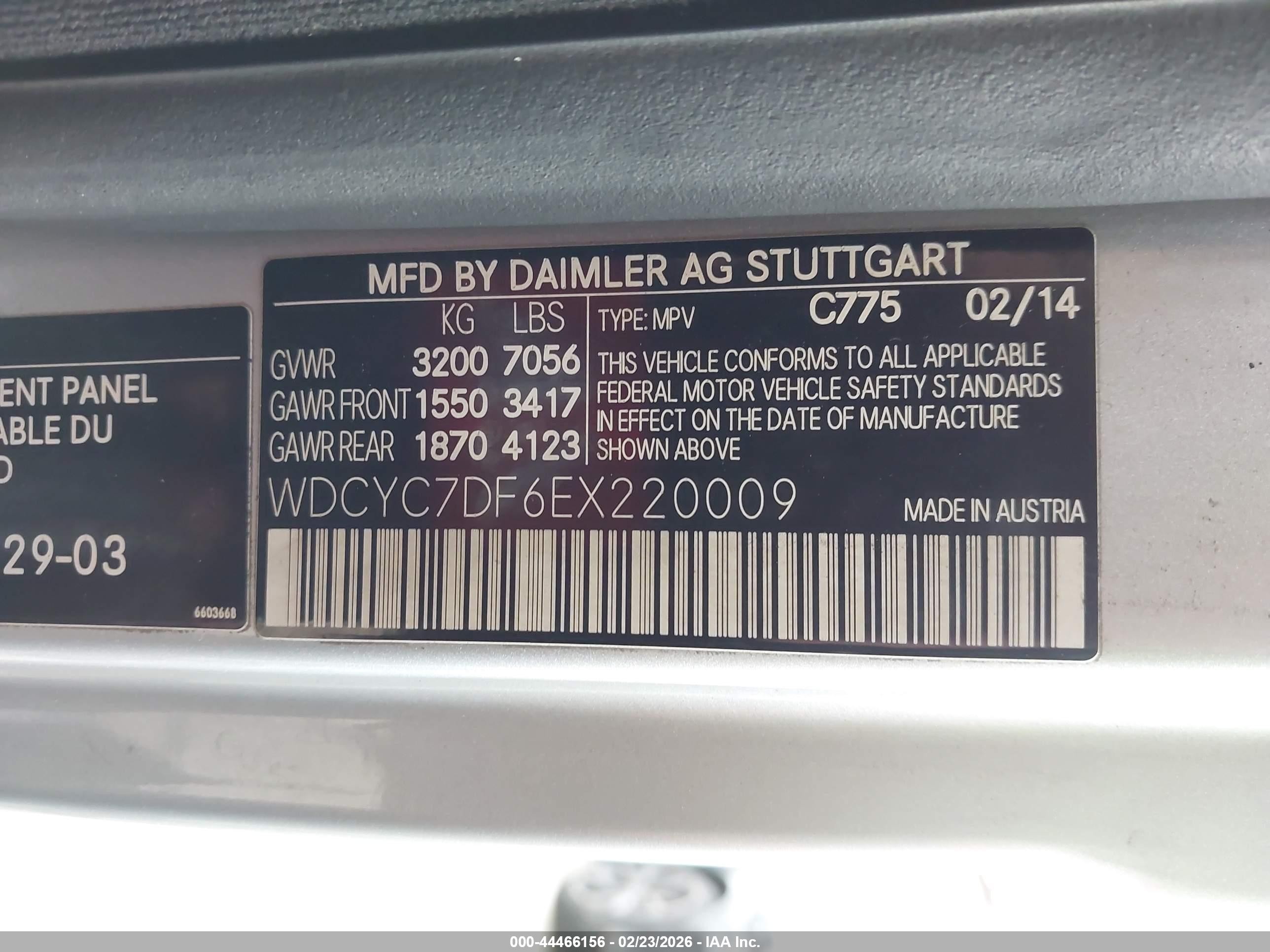 2014 Mercedes-benz G 63 Amg 4matic Silver vin: WDCYC7DF6EX220009