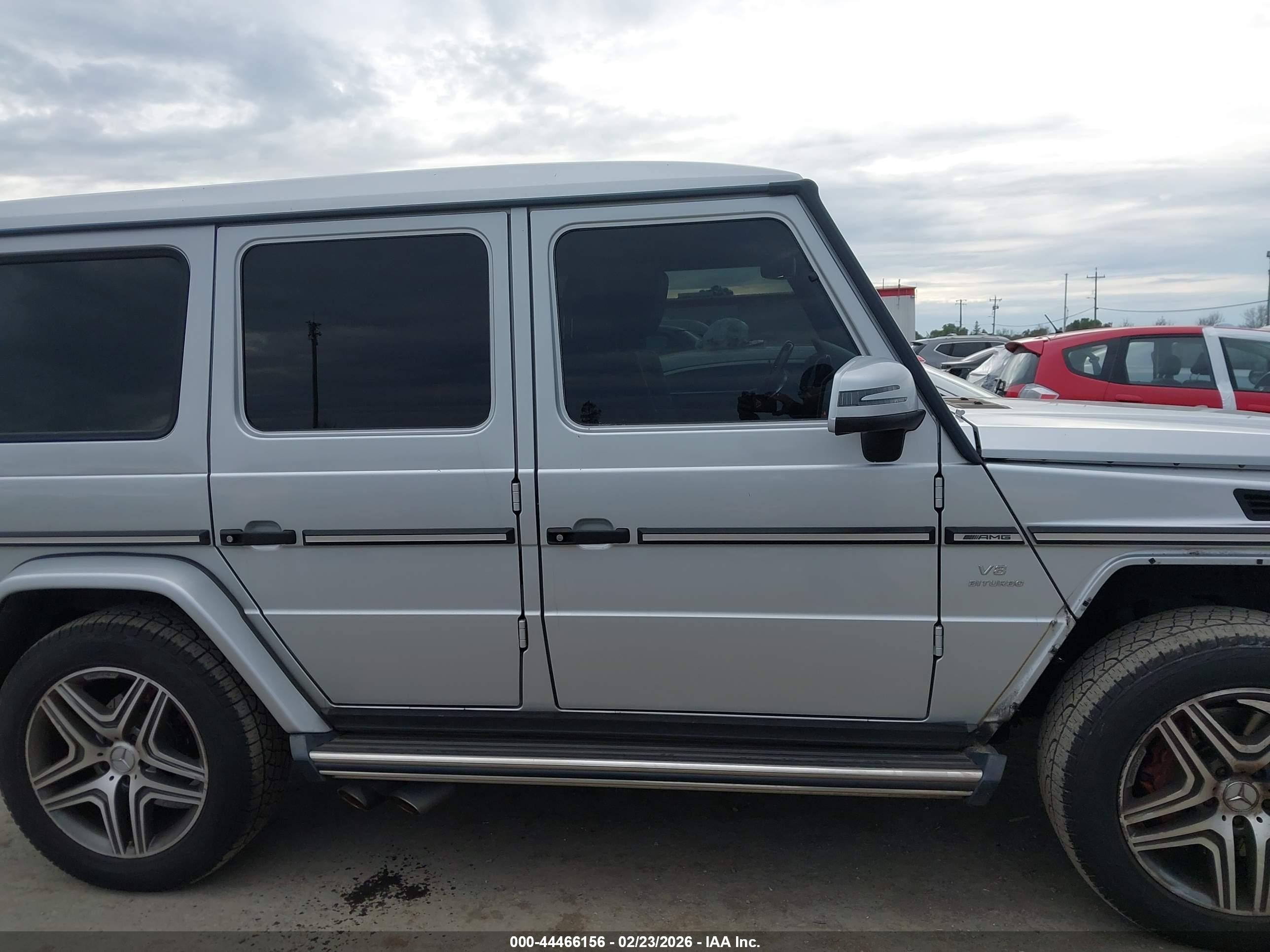 2014 Mercedes-benz G 63 Amg 4matic Silver vin: WDCYC7DF6EX220009