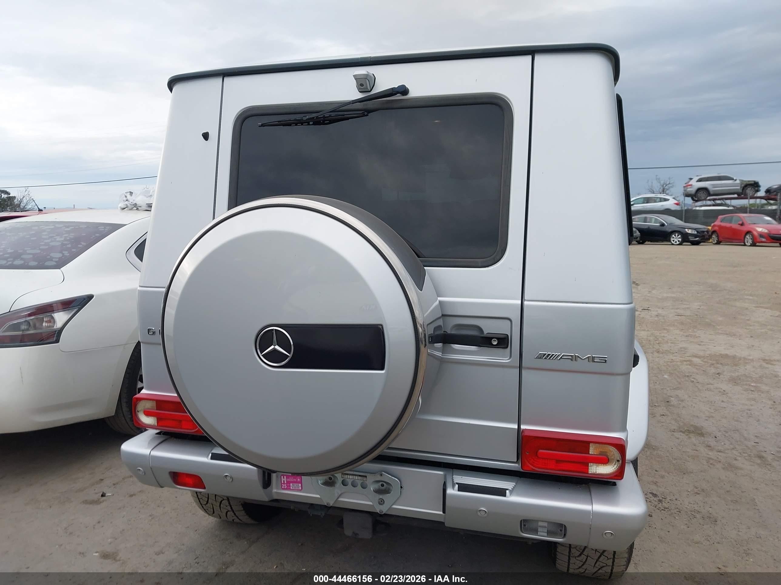 2014 Mercedes-benz G 63 Amg 4matic Silver vin: WDCYC7DF6EX220009