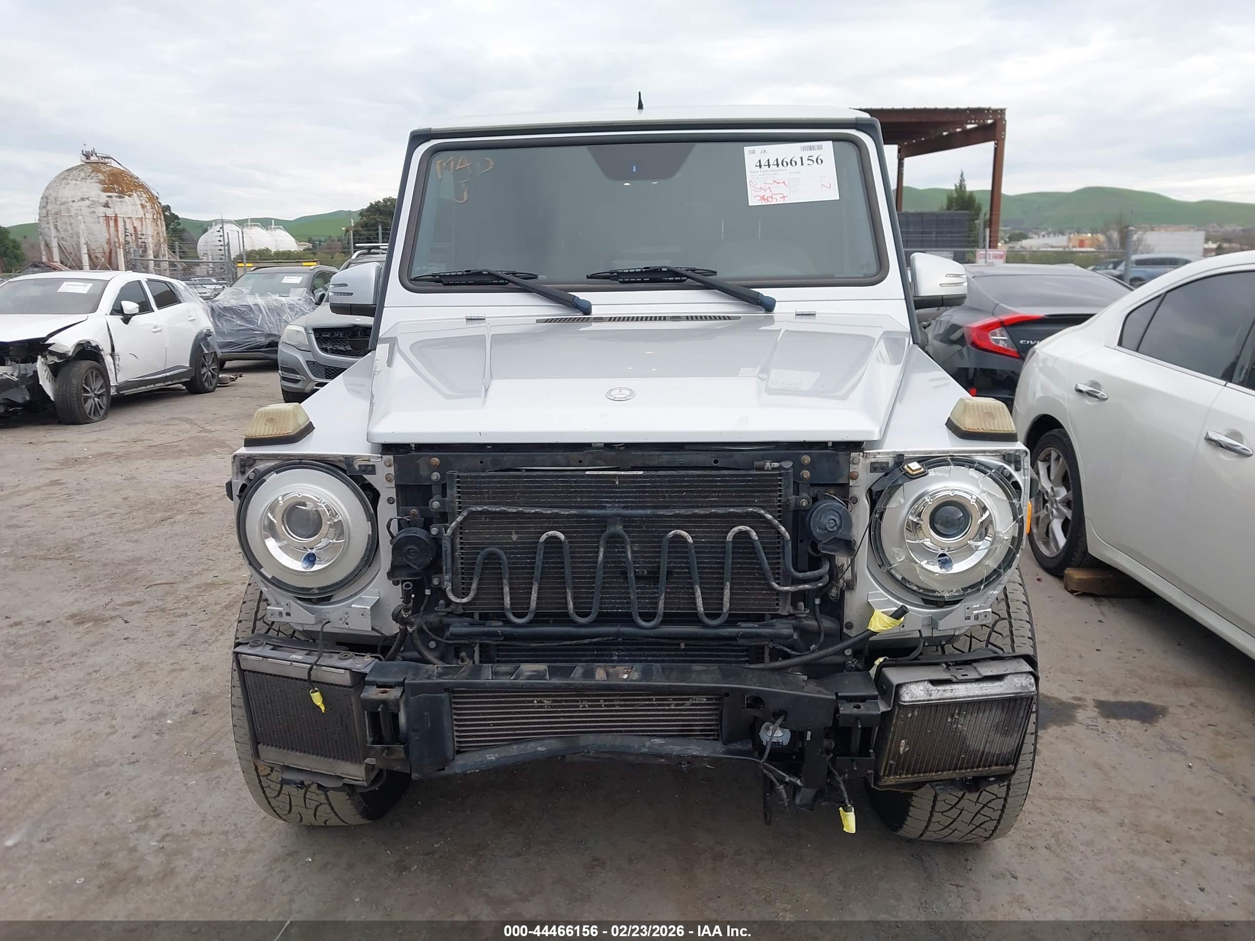 2014 Mercedes-benz G 63 Amg 4matic Silver vin: WDCYC7DF6EX220009
