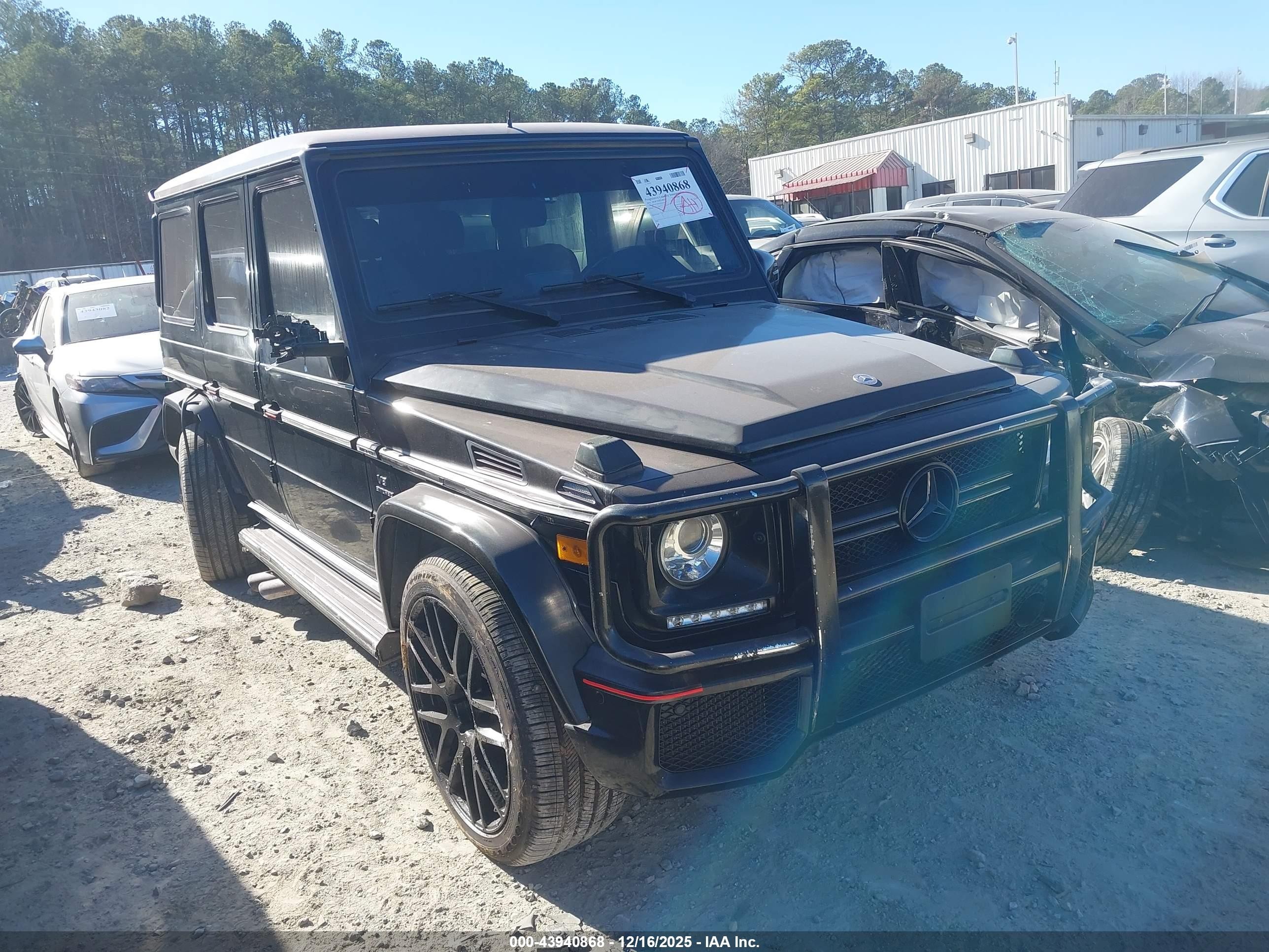 2014 Mercedes-benz G 63 Amg 4matic Black vin: WDCYC7DF7EX220634