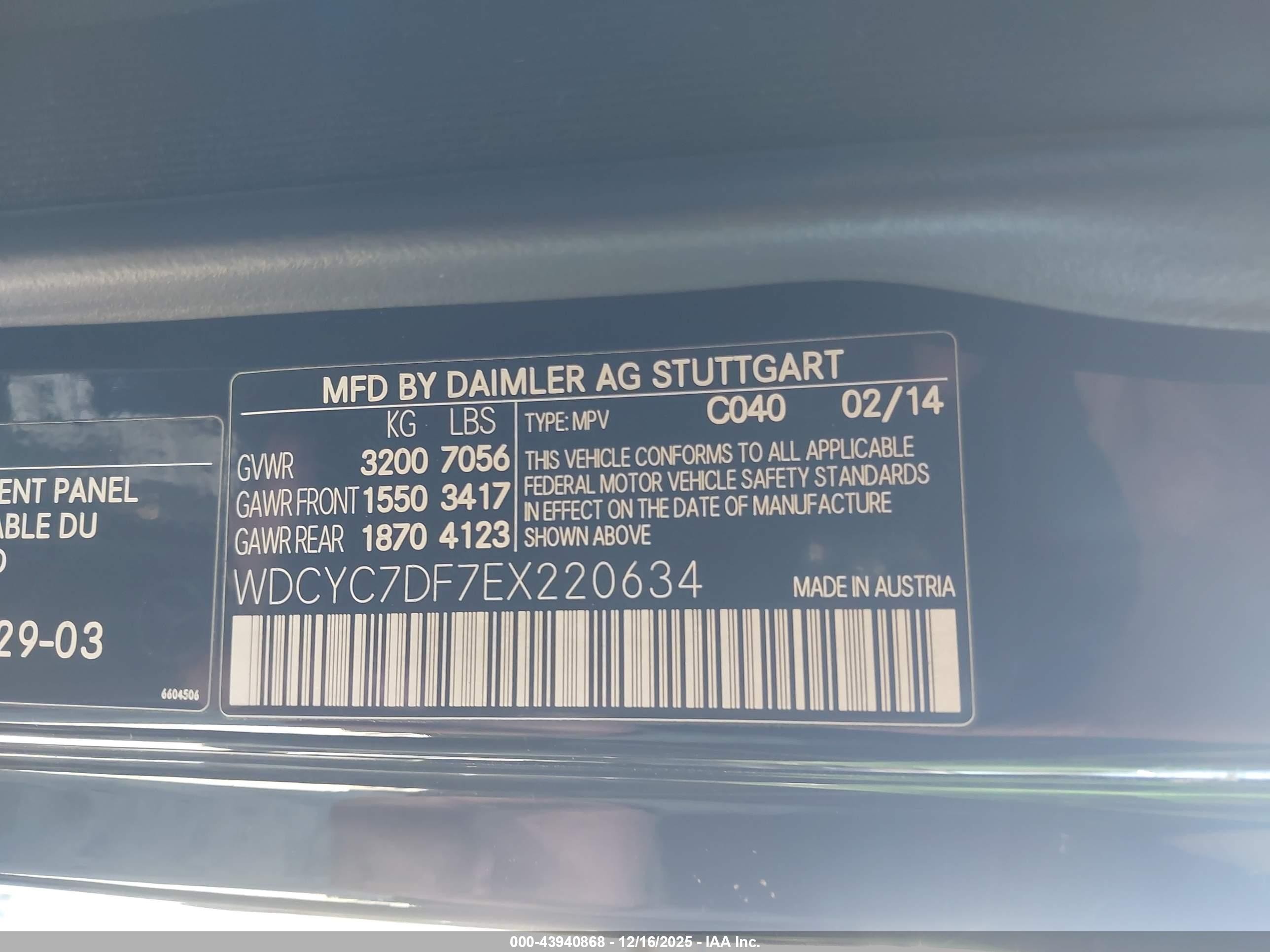 2014 Mercedes-benz G 63 Amg 4matic Black vin: WDCYC7DF7EX220634