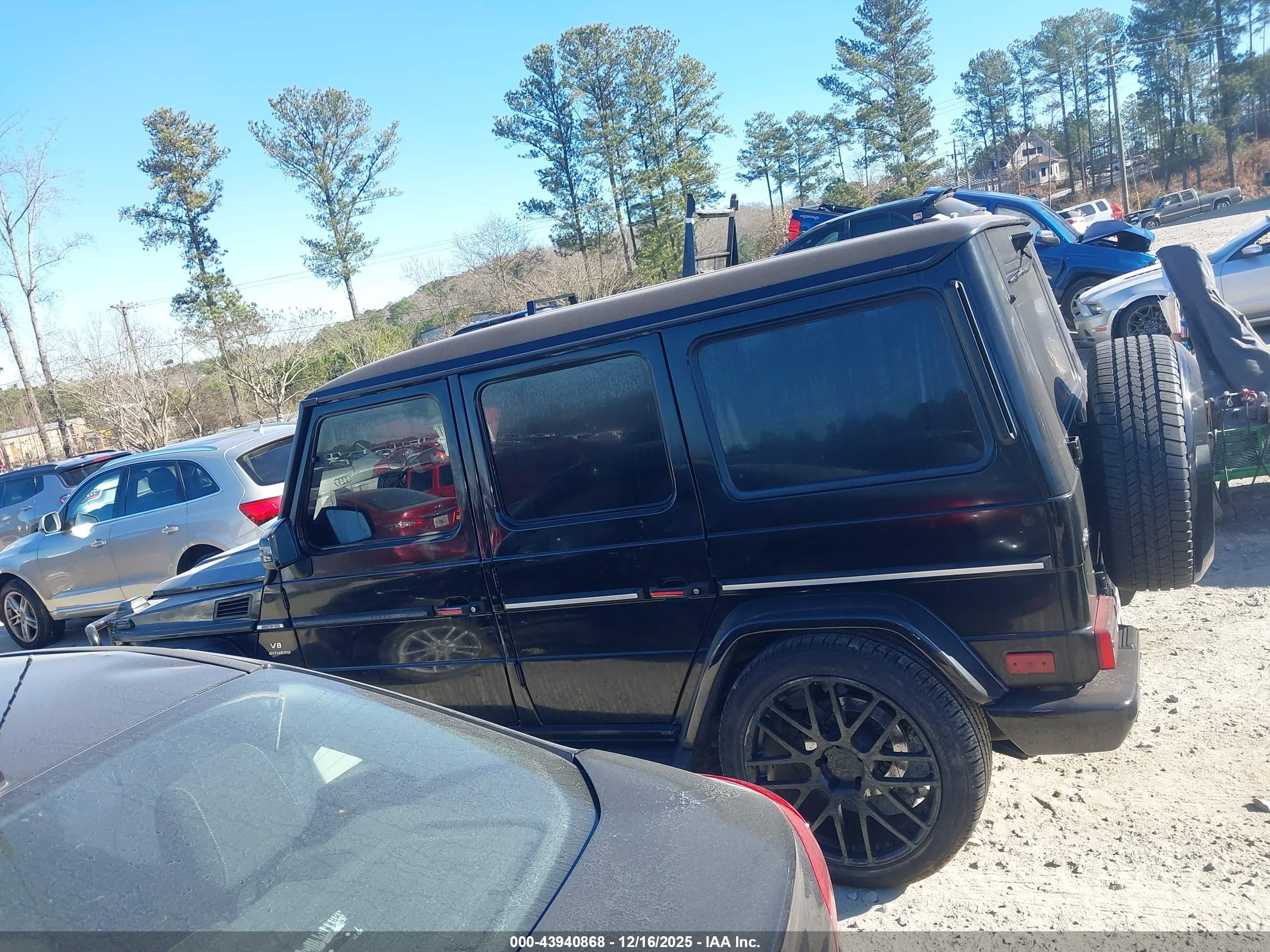 2014 Mercedes-benz G 63 Amg 4matic Black vin: WDCYC7DF7EX220634