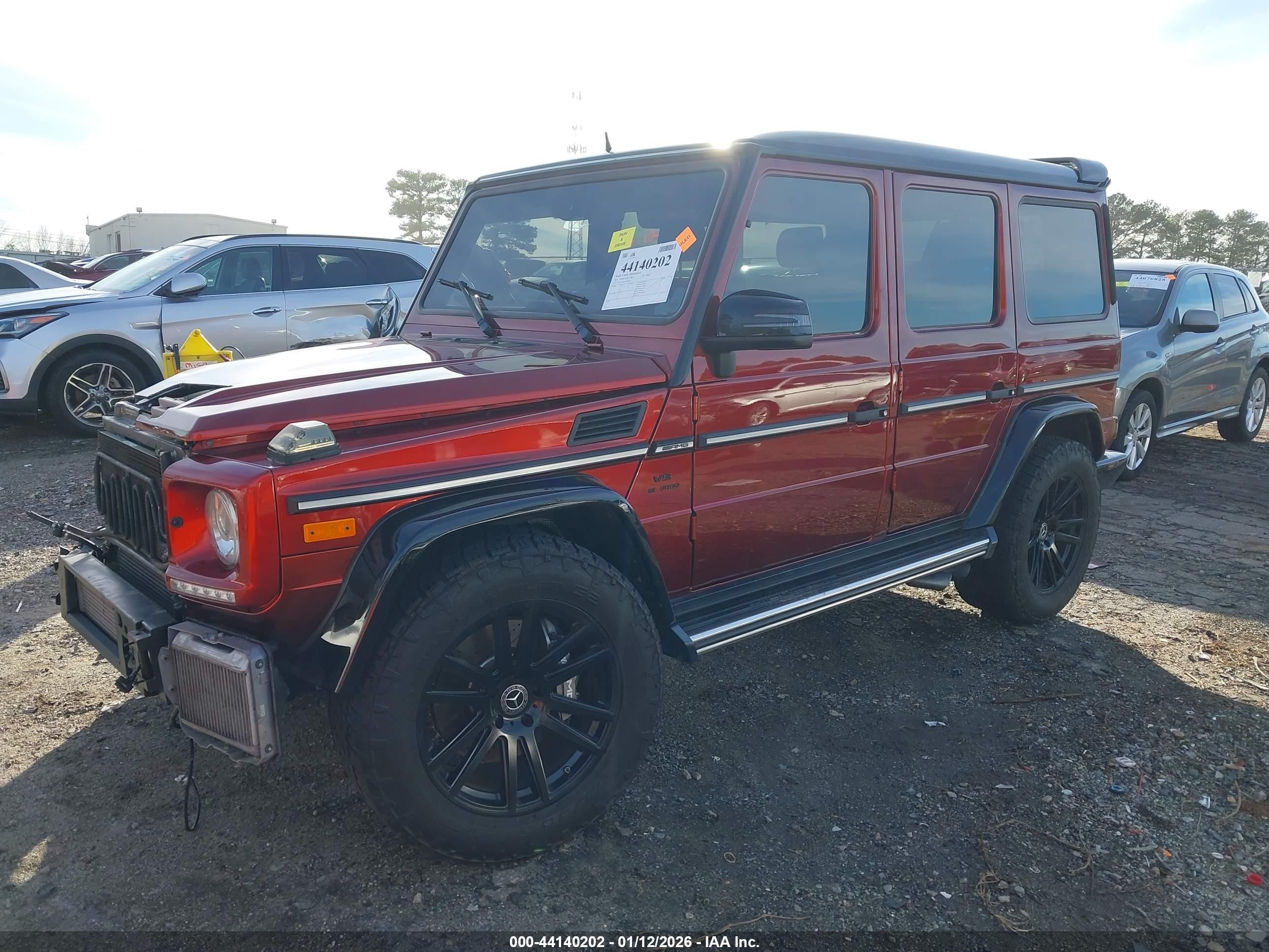 2015 Mercedes-benz G 63 Amg 4matic Red vin: WDCYC7DF7FX240142