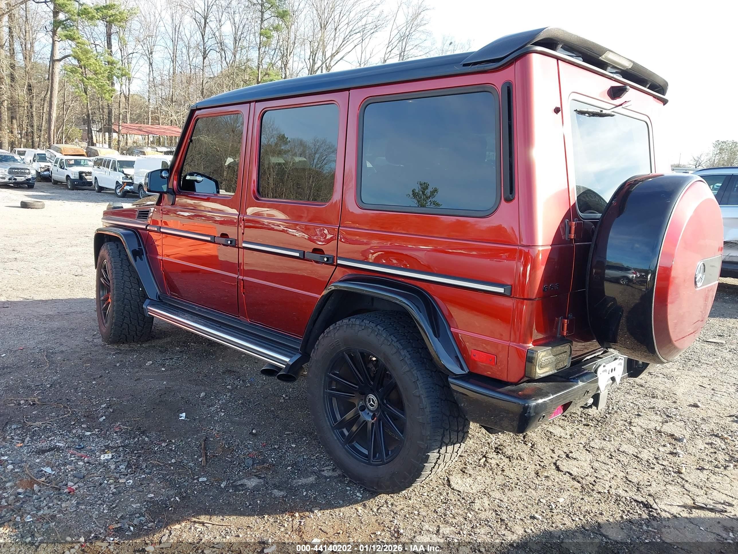 2015 Mercedes-benz G 63 Amg 4matic Red vin: WDCYC7DF7FX240142