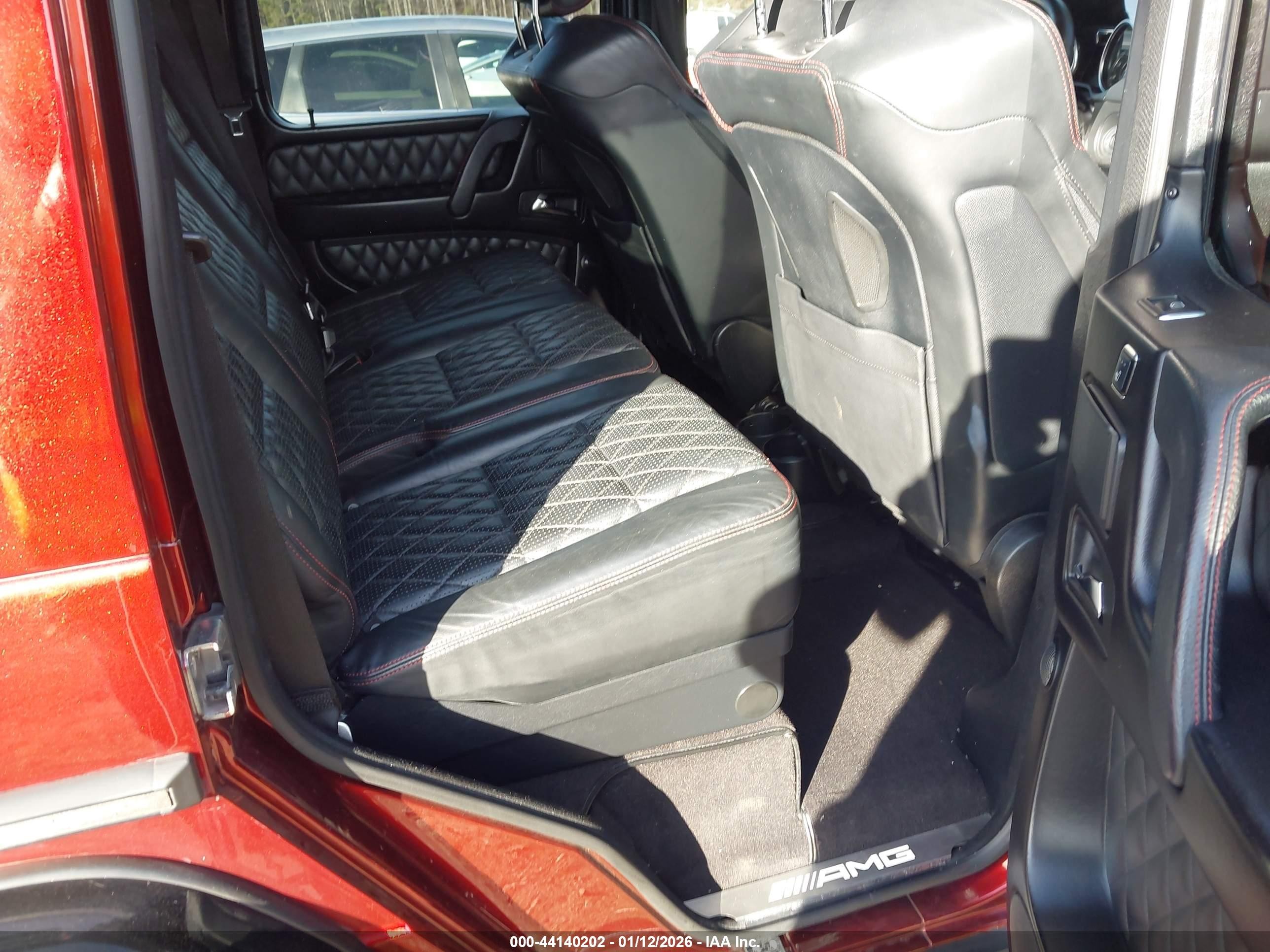 2015 Mercedes-benz G 63 Amg 4matic Red vin: WDCYC7DF7FX240142