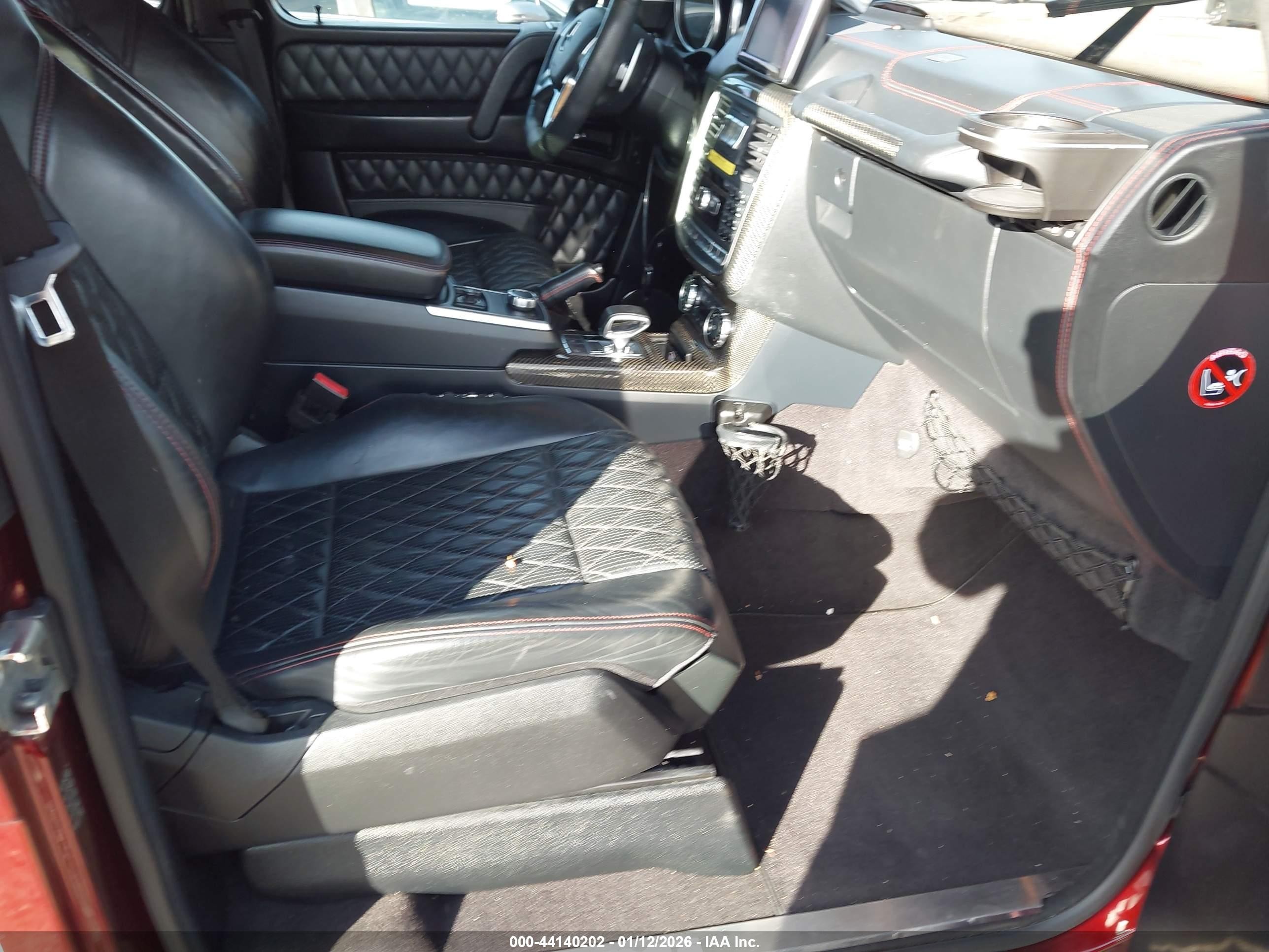 2015 Mercedes-benz G 63 Amg 4matic Red vin: WDCYC7DF7FX240142